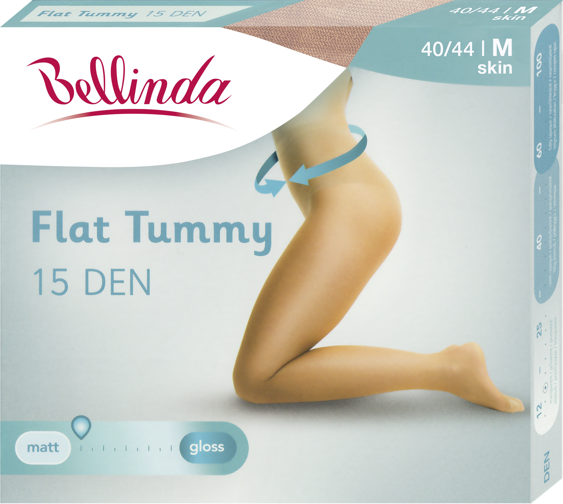 Bellinda Punčochové kalhoty Flat Tummy Světlé vel. 40-44