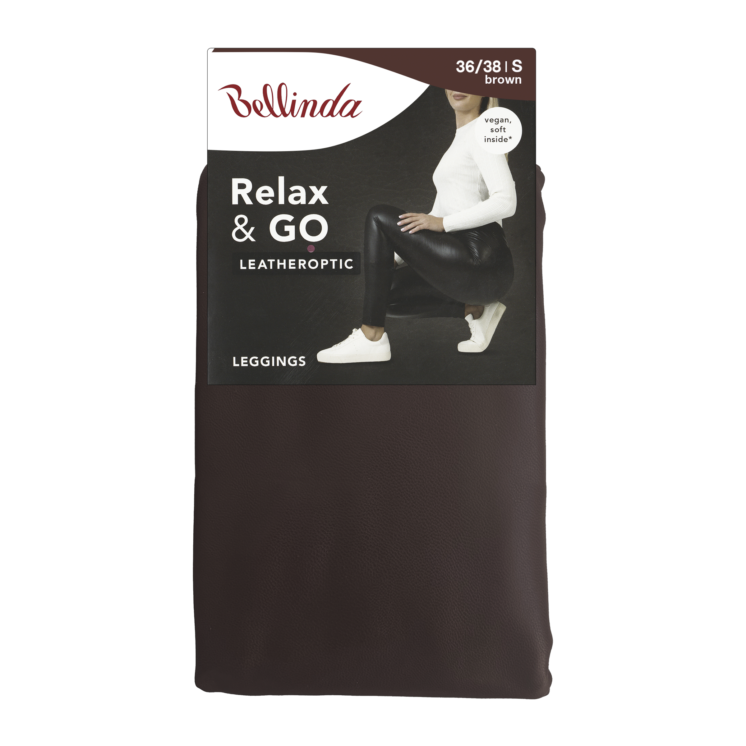 Legíny Leatheroptic Hnědé vel. S