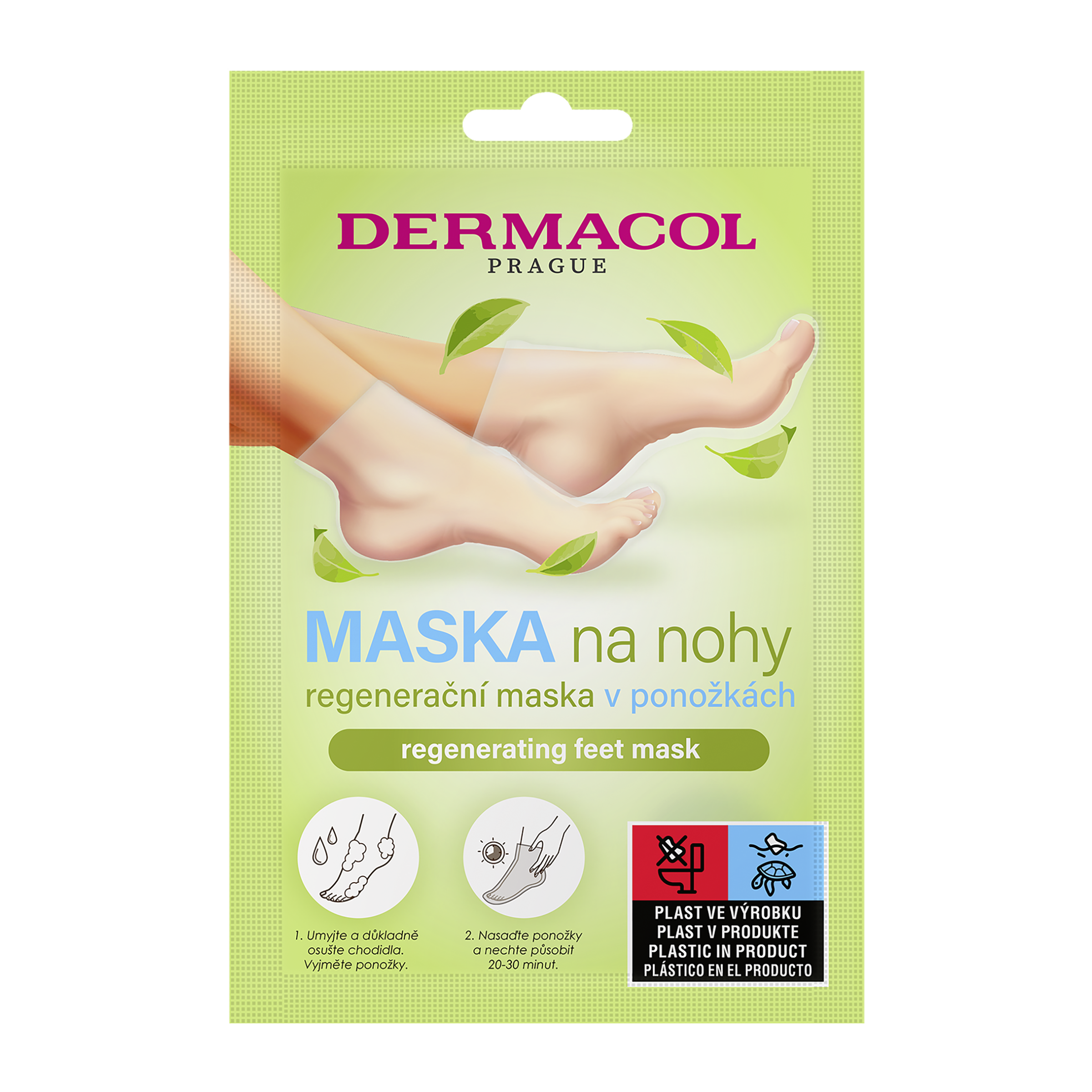 Dermacol Osvěžující maska na nohy