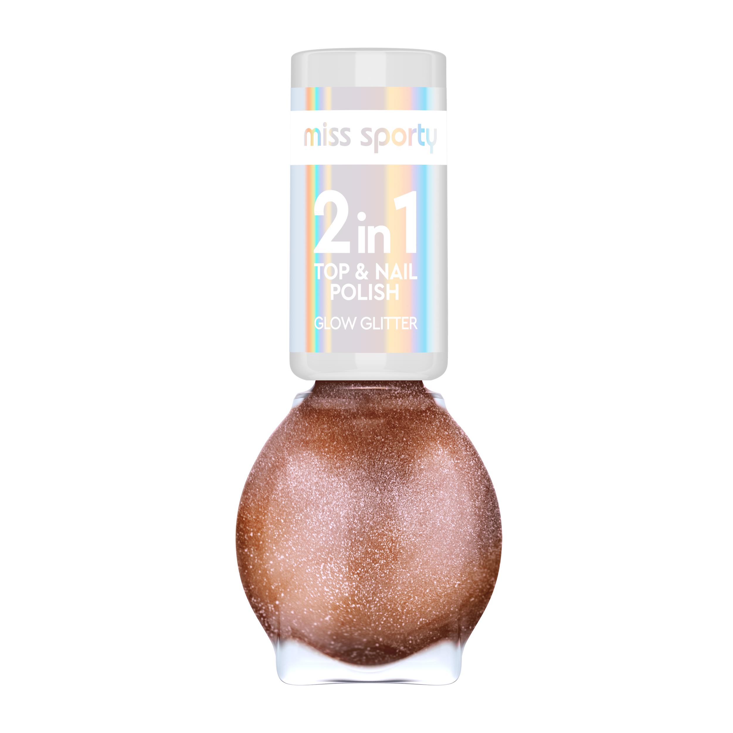 miss sporty Lak na nehty Glow Glitter 70