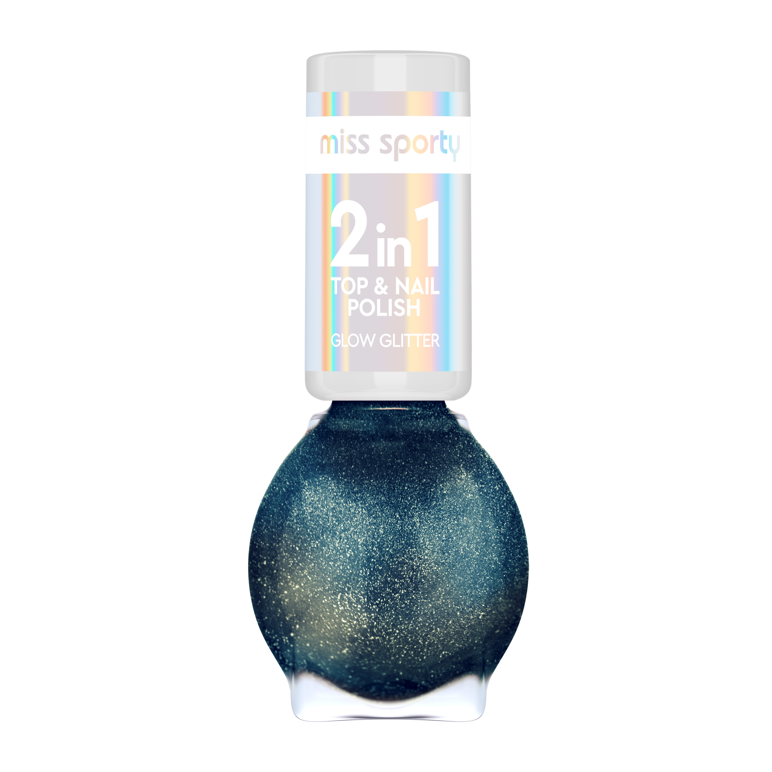 miss sporty Lak na nehty Glow Glitter 90