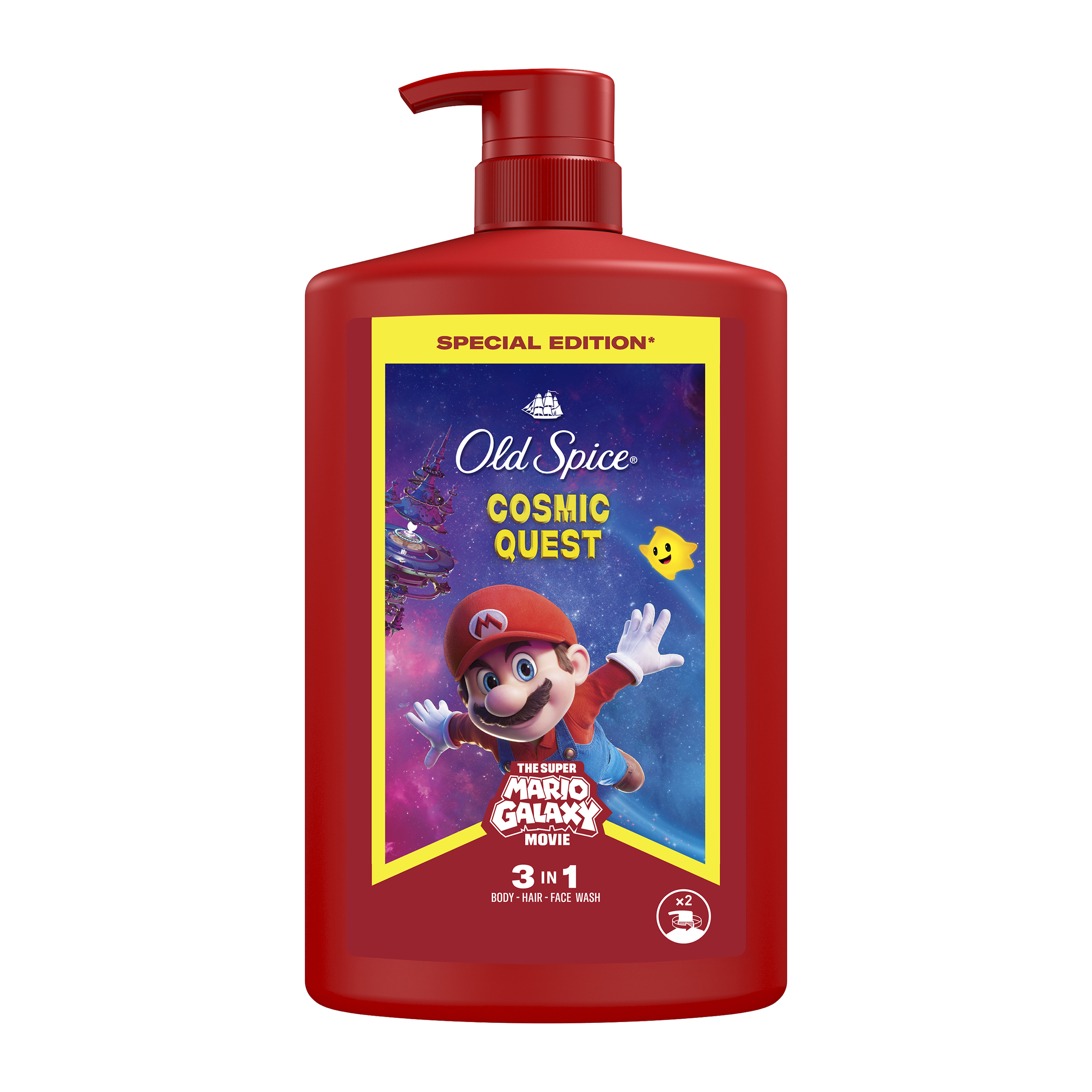 Sprchový gel pro muže 3v1 Super Mario Special Edition
