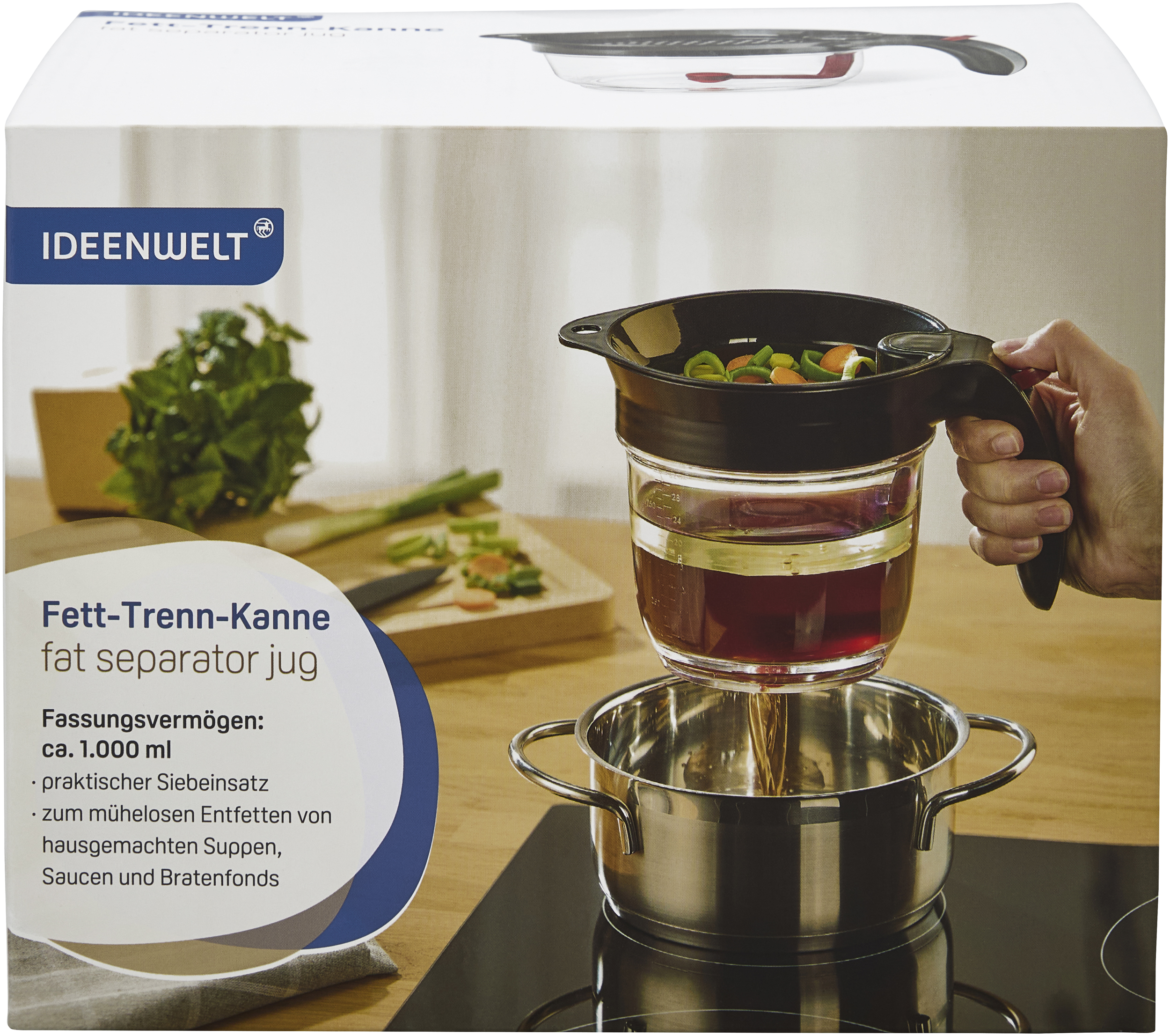 Nádoba na oddělení tuku