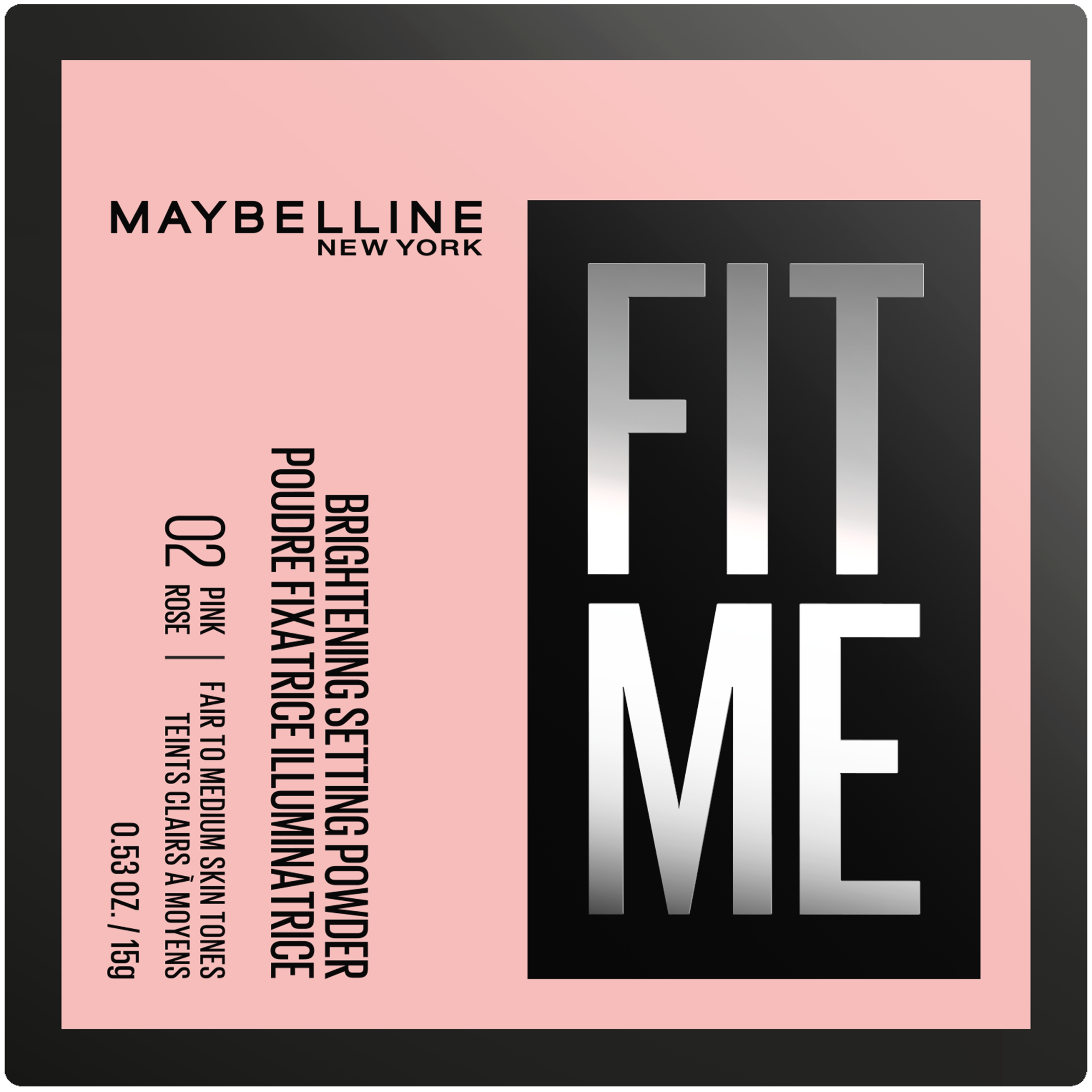 Maybelline Fixační pudr Fit Me 02 Pink 15 g