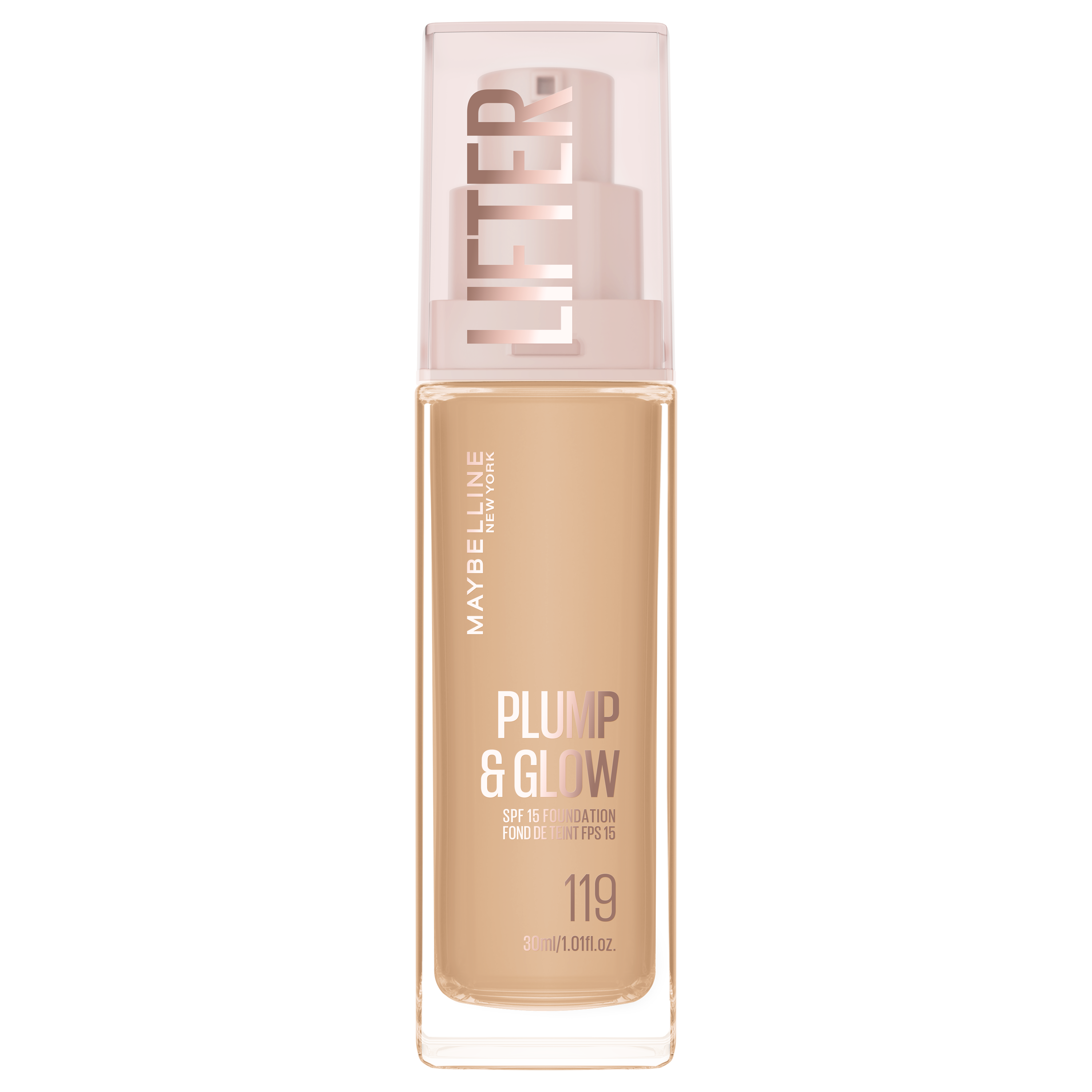 Rozjasňující make-up Plump & Glow 119