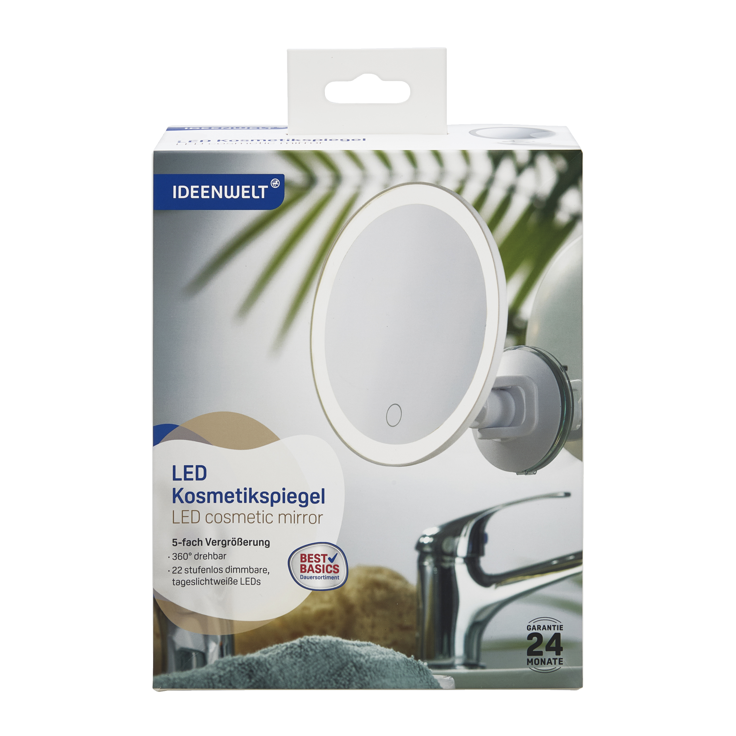 LED kosmetické zrcátko