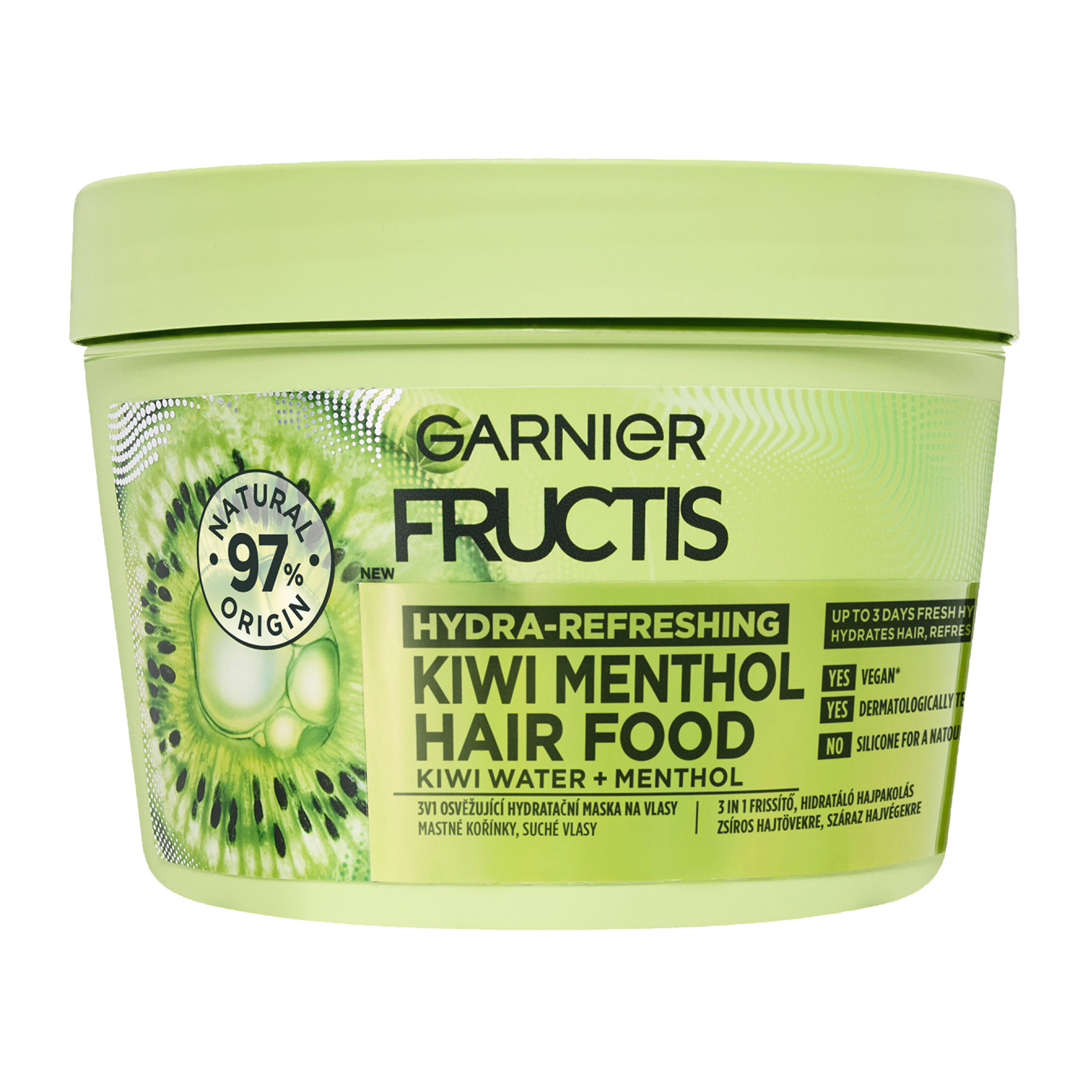 Hydratační maska 3v1 Kiwi Menthol