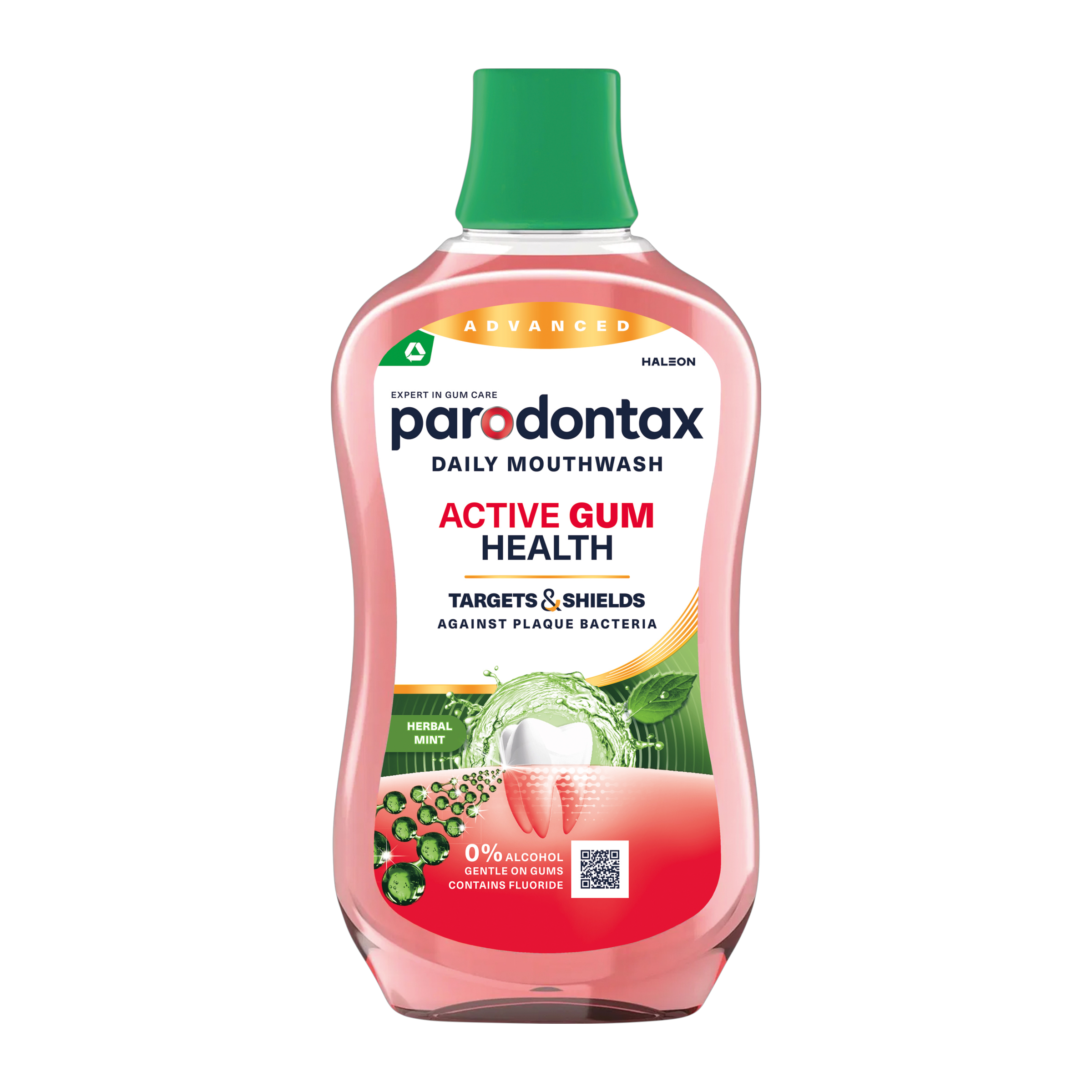 Ústní voda Active Gum Health Herbal Mint