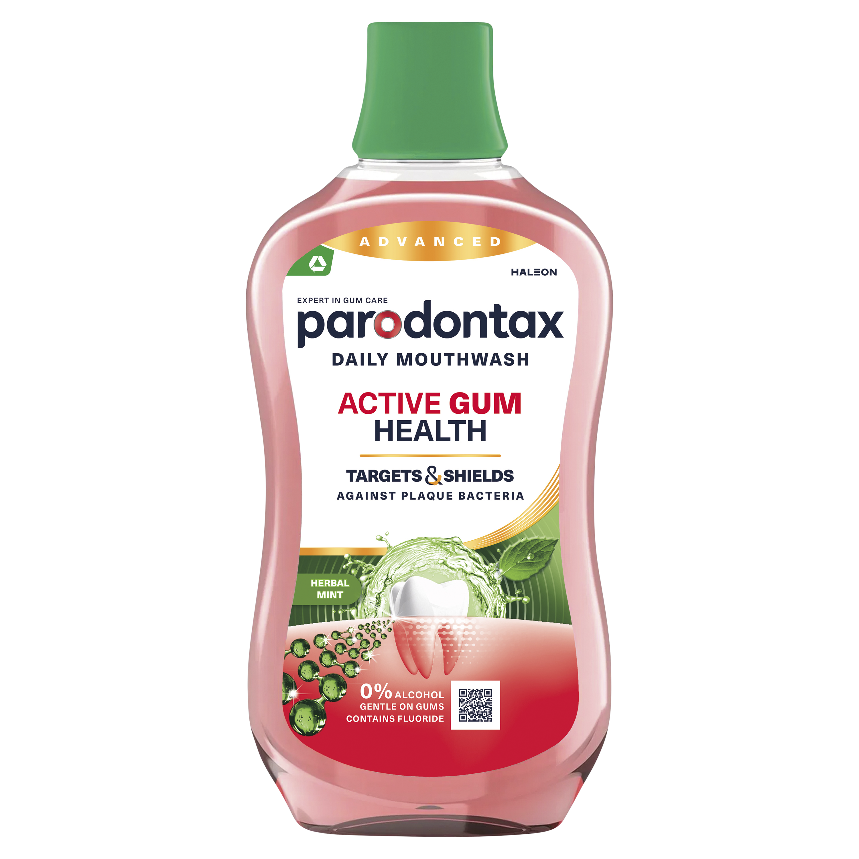 parodontax Ústní voda Active Gum Health Herbal Mint 500 ml