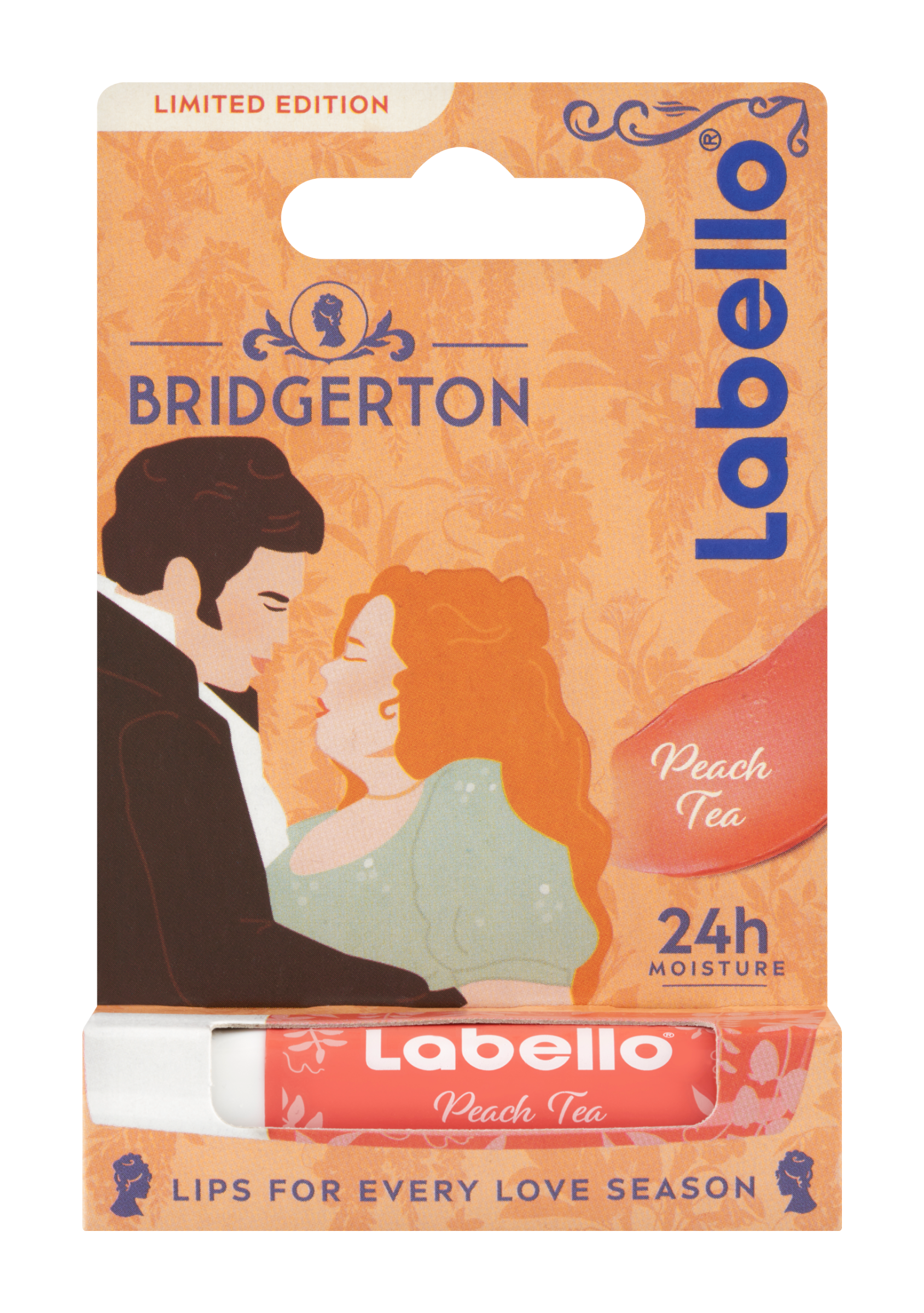 Labello Tónovací balzám na rty Bridgerton Peach Tea 4,8 g