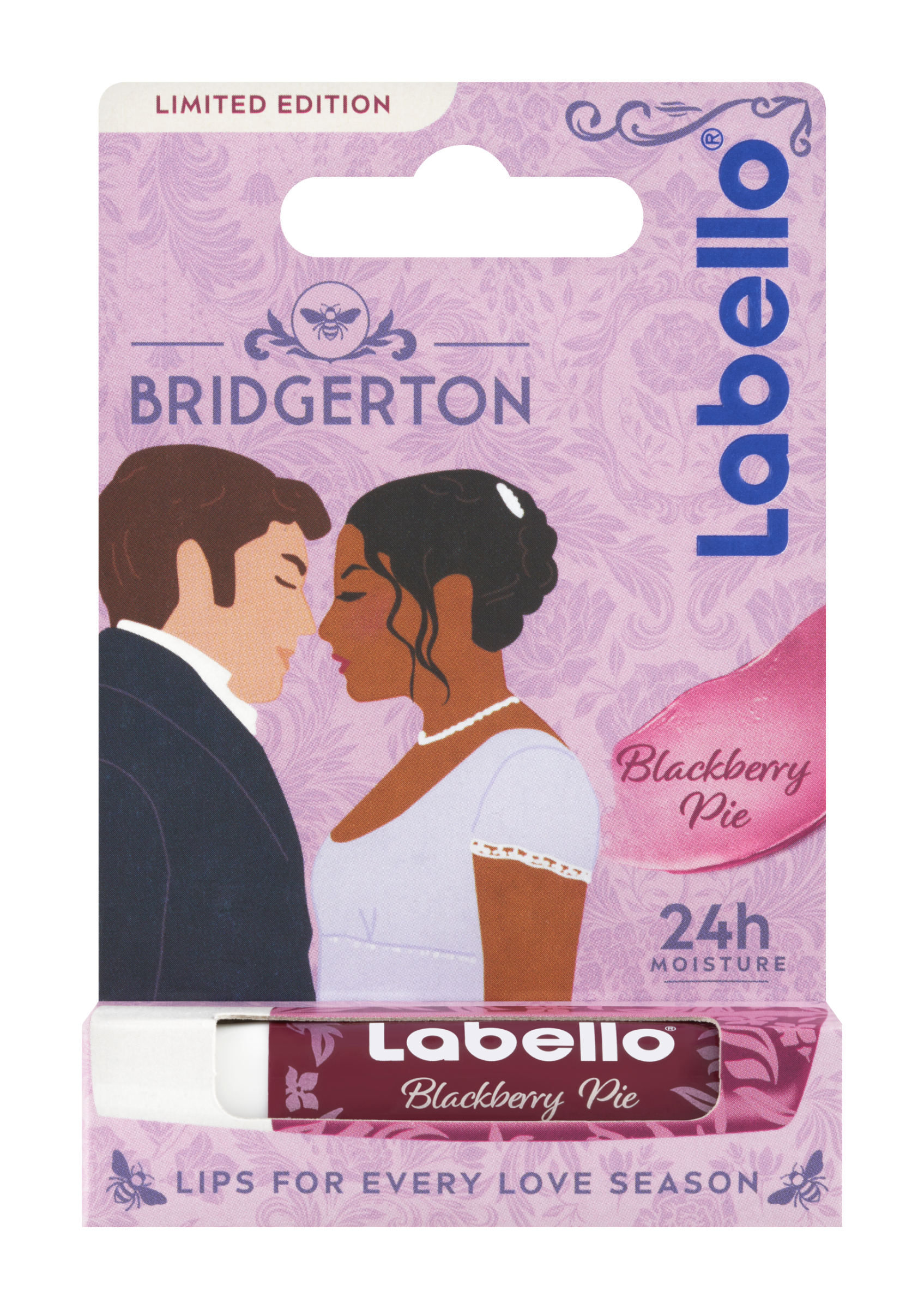 Labello Tónovací balzám na rty Bridgerton Blackberry Pie 4,8 g