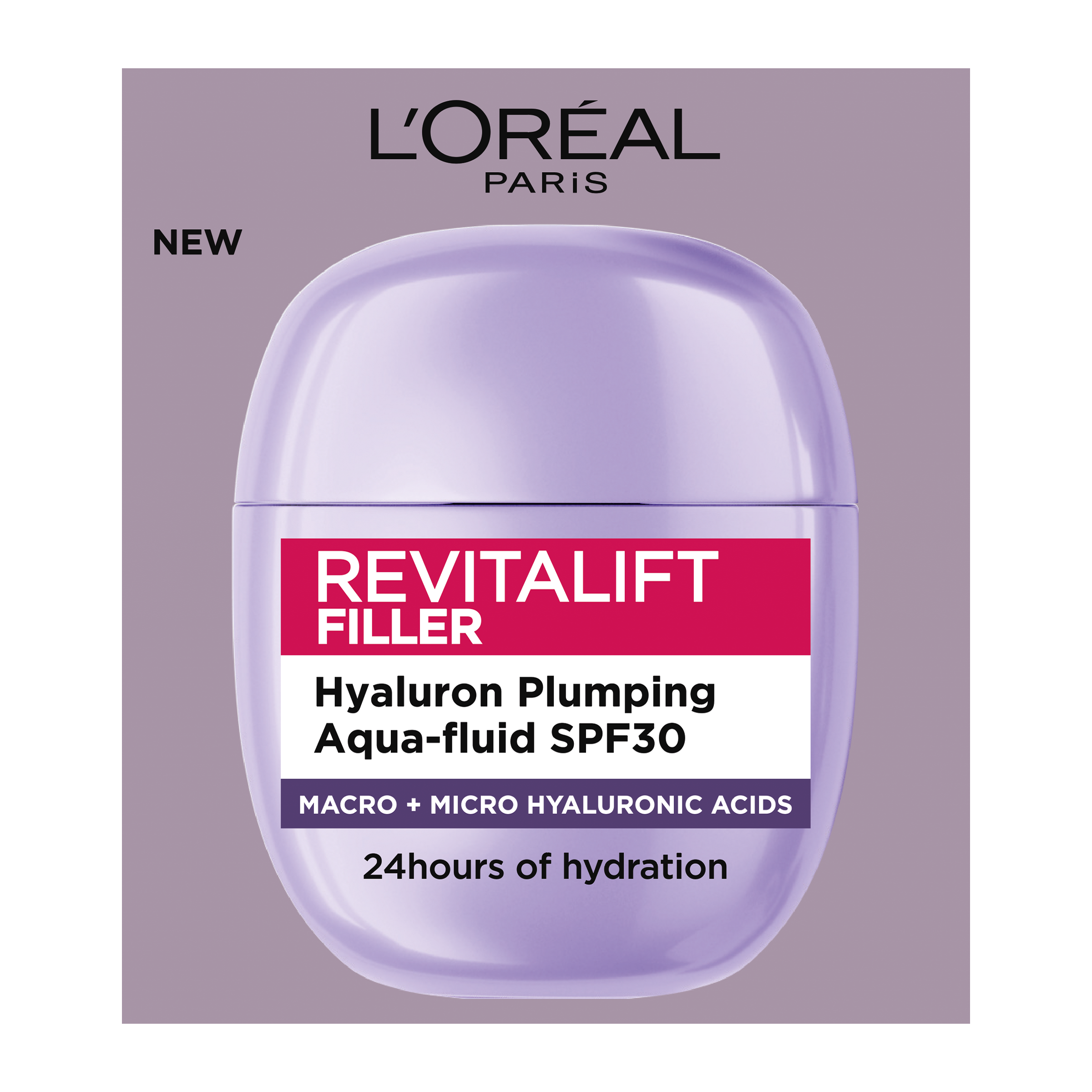 Fluid s kyselinou hyaluronovou Revitalift Filler SunPod Aqua SPF 30