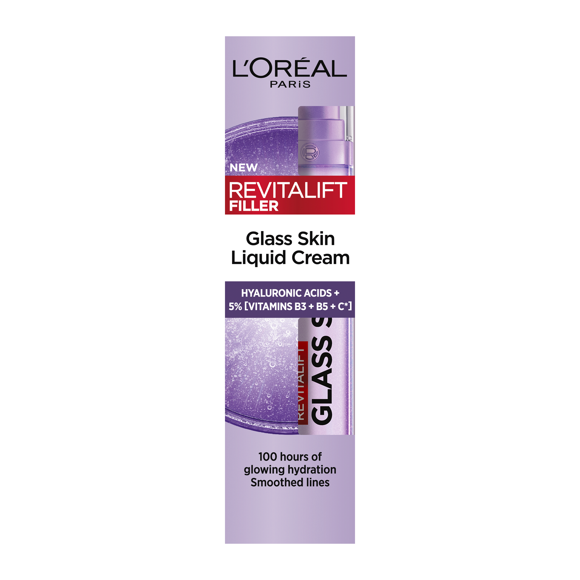 Krém na vodní bázi Revitalift Filler Glass Skin