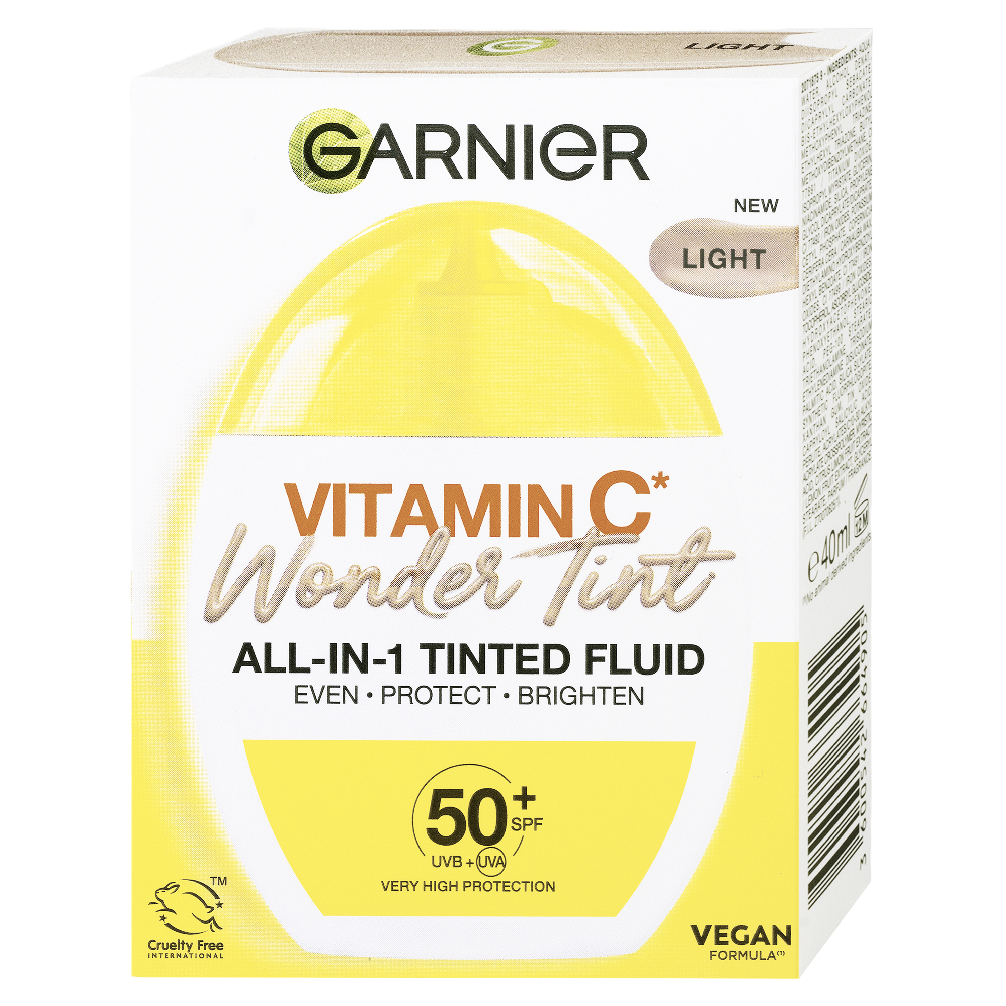 Garnier Tónovací fluid SPF 50 Vitamin C Wonder Tint 40 ml Light
