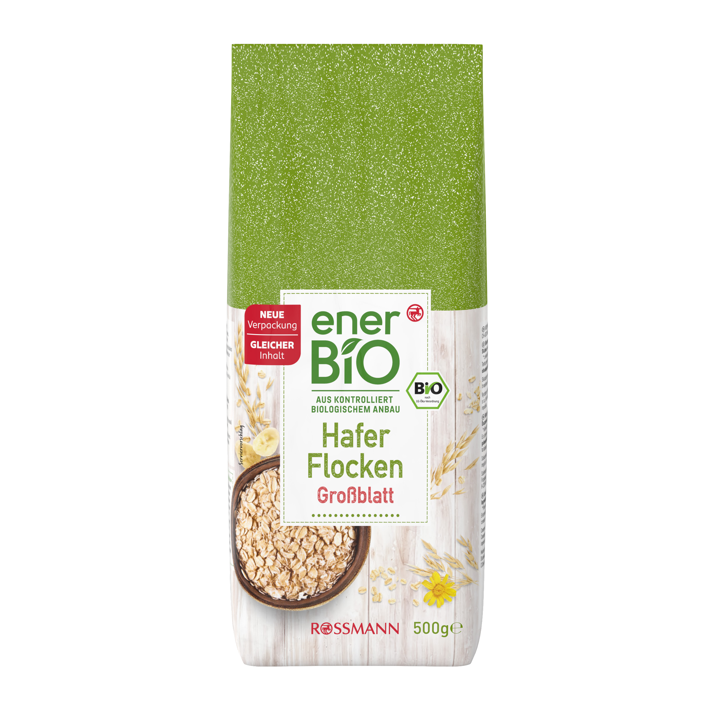 enerBiO BIO ovesné vločky 500 g