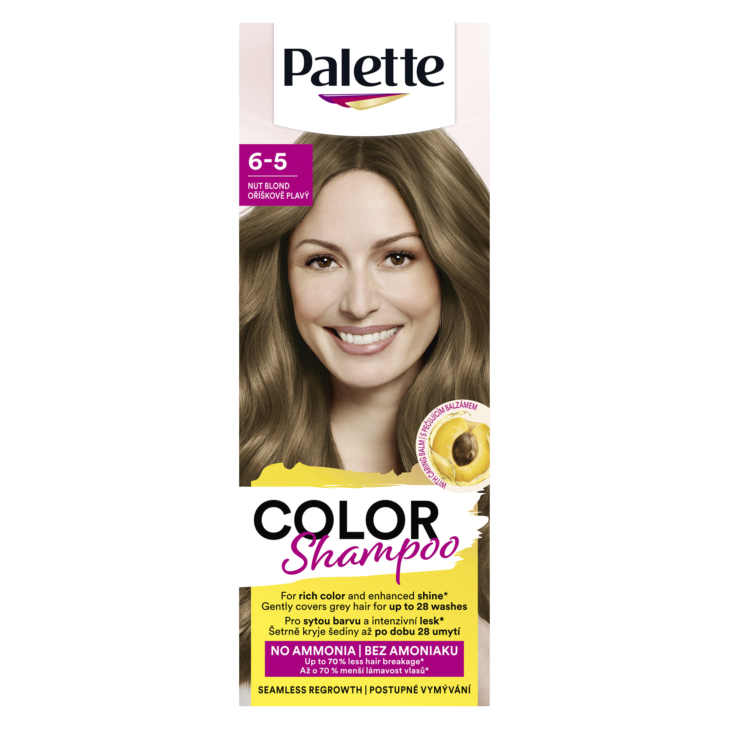 Barva na vlasy Color Shampoo 6-5 Oříškově plavý