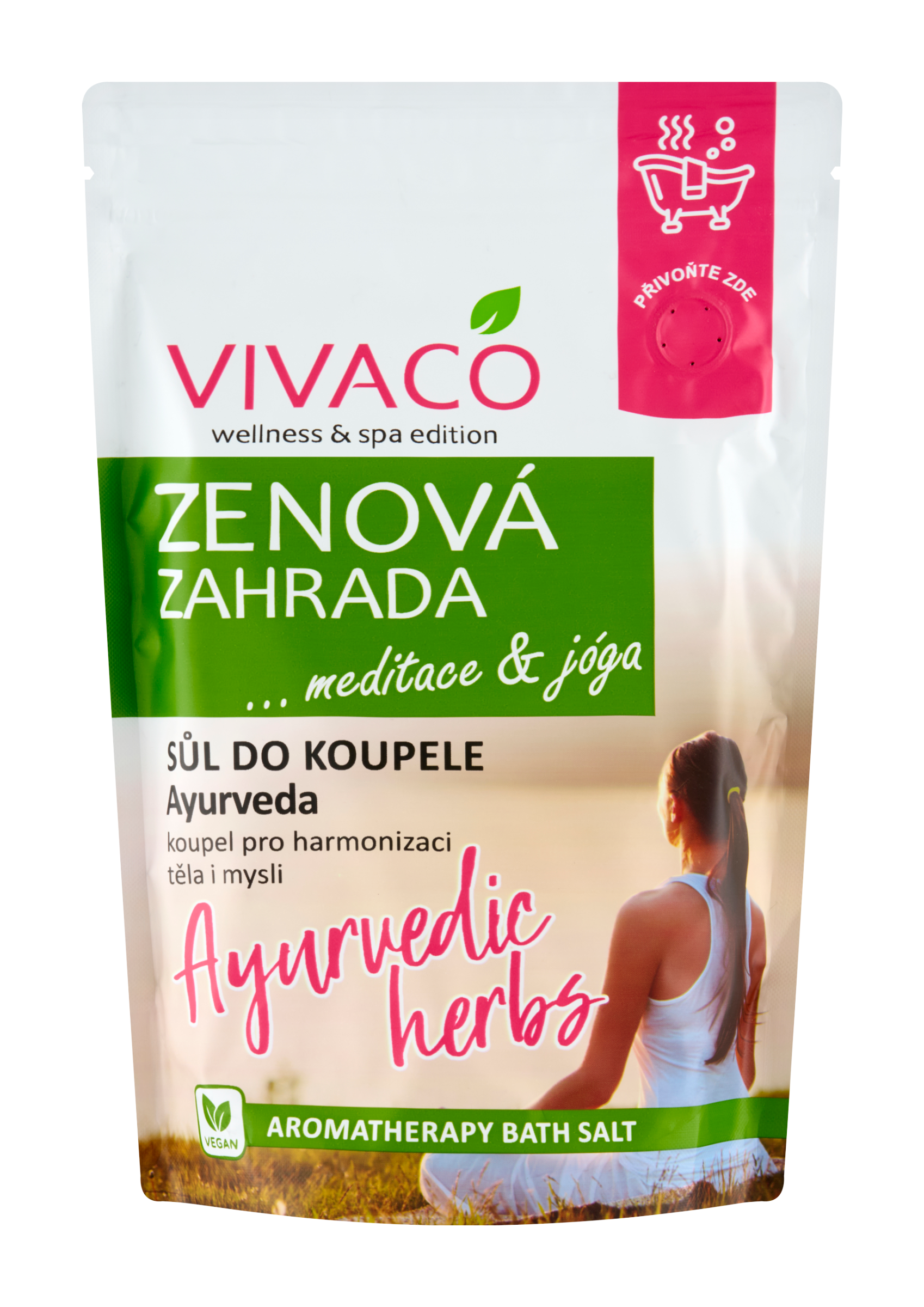 Sůl do koupele ayurveda Zenová zahrada