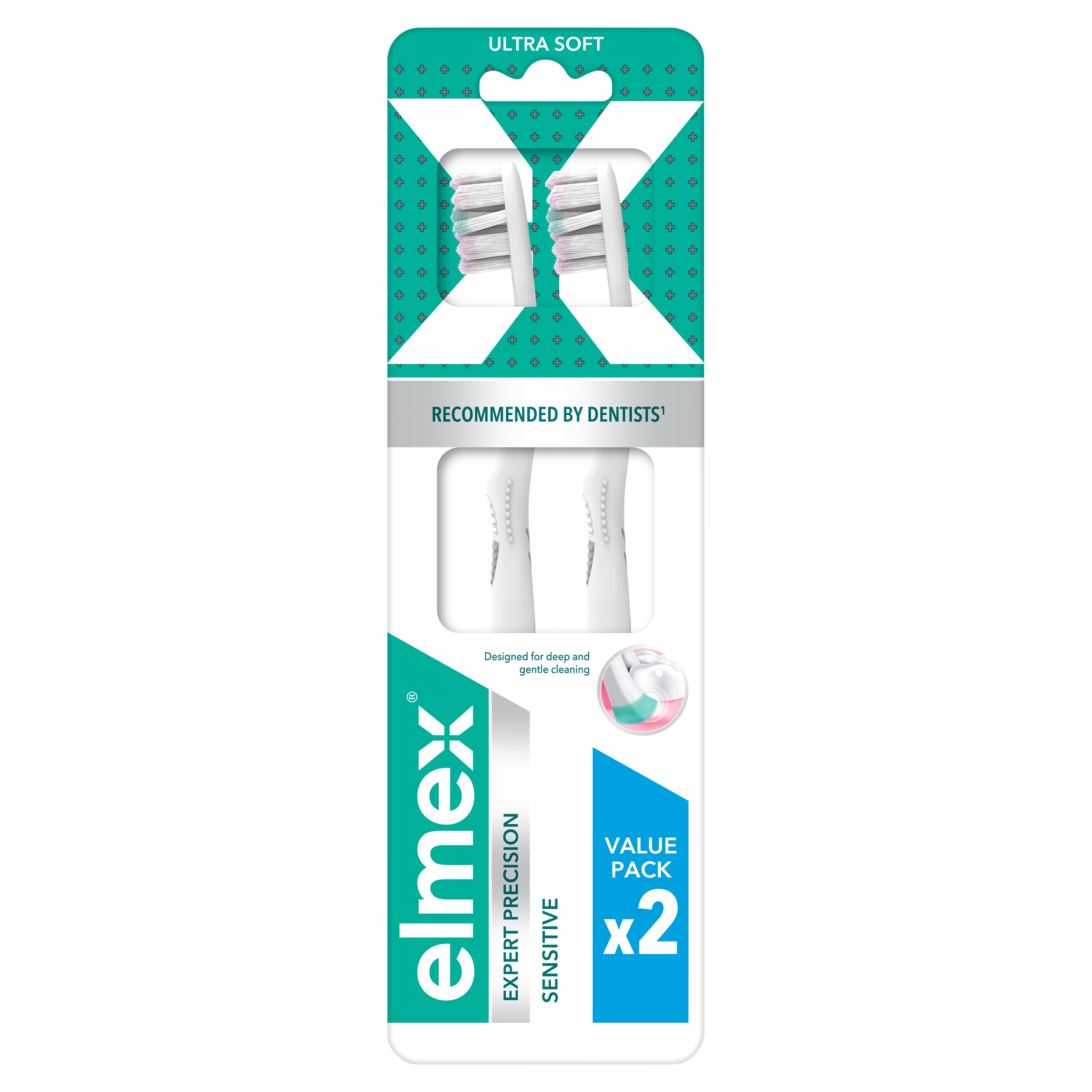 elmex Zubní kartáčky Ultra Soft Sensitive 2 ks 2 ks