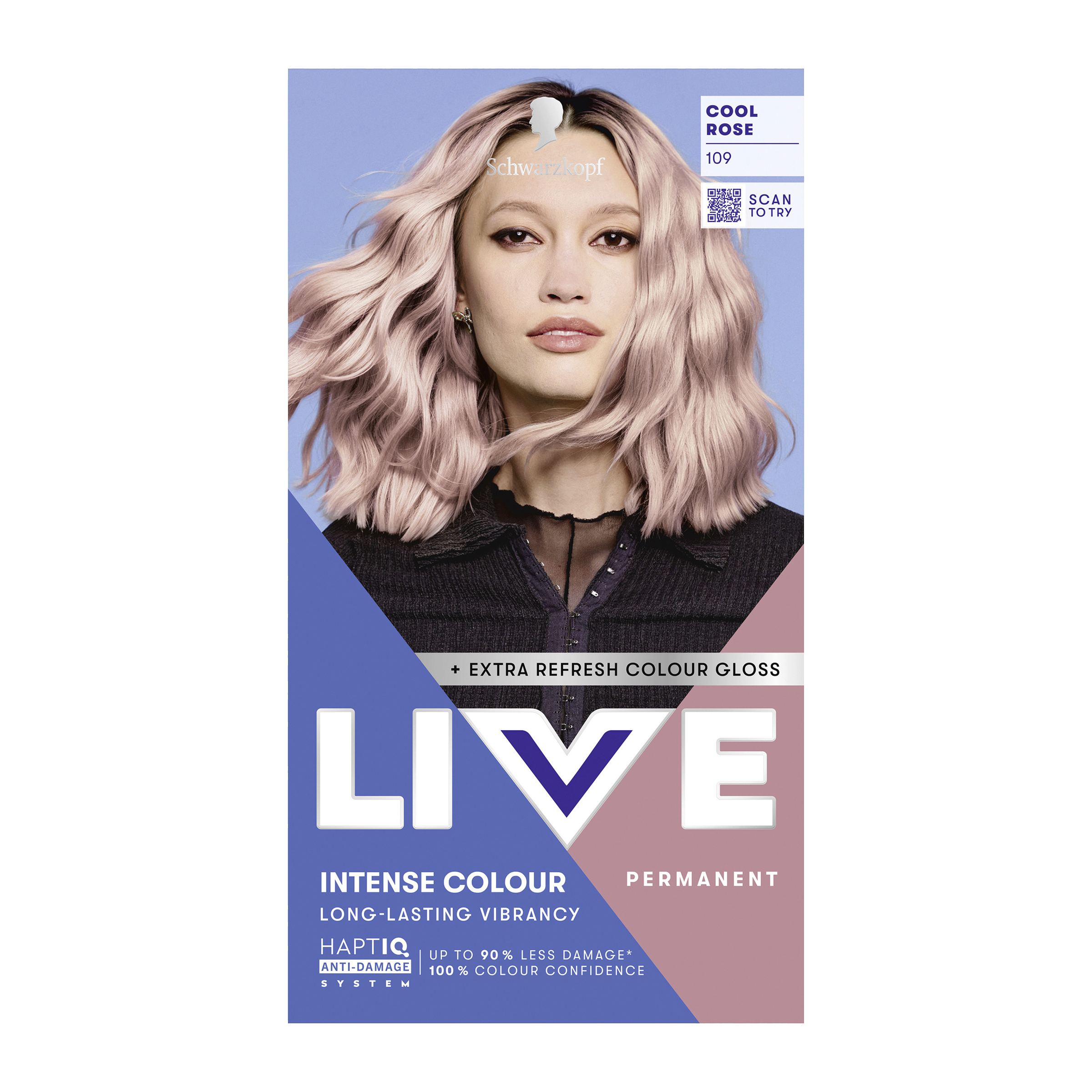 Barva na vlasy Live 109 Chladná růžová