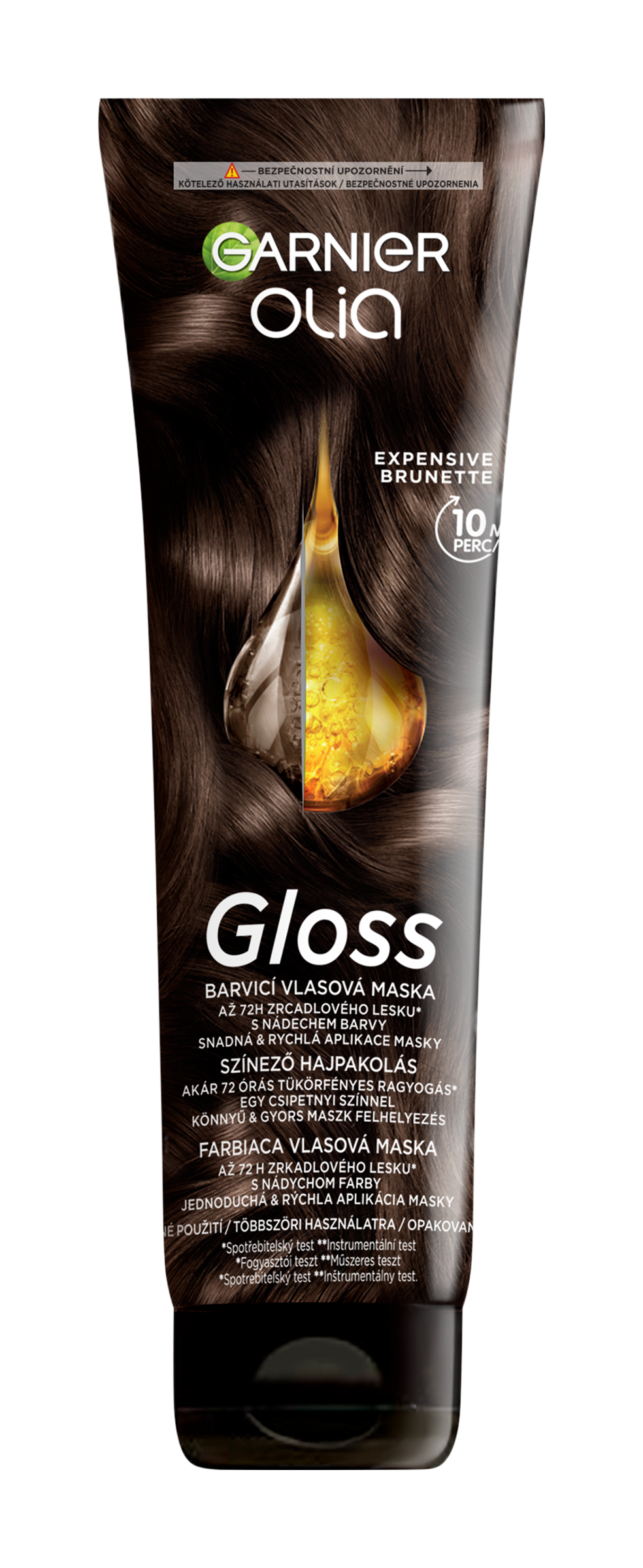 Garnier Barvicí vlasová maska Olia Gloss Expensive brunette 150 ml
