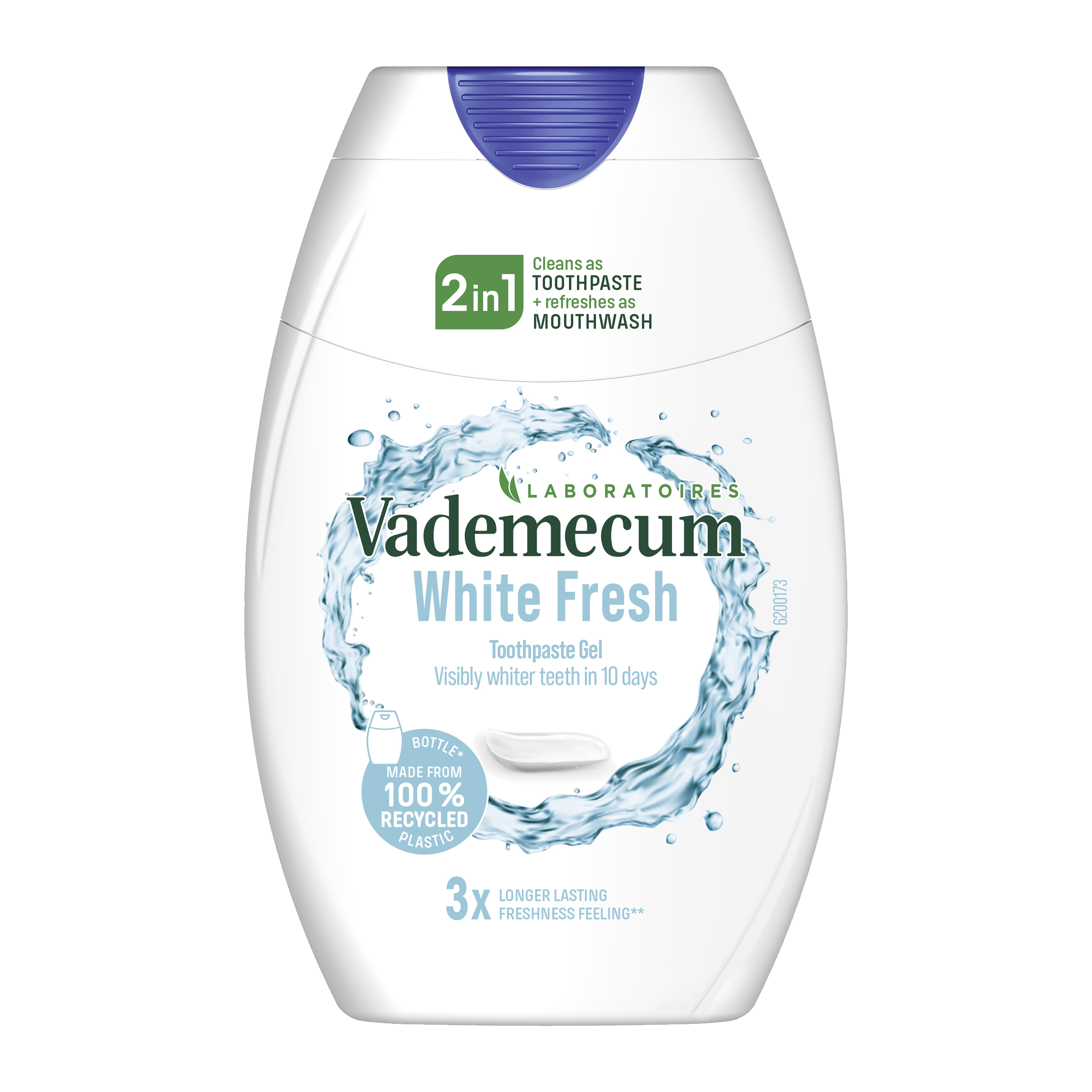 Vademecum Gelová zubní pasta 2v1 White Fresh 75 ml