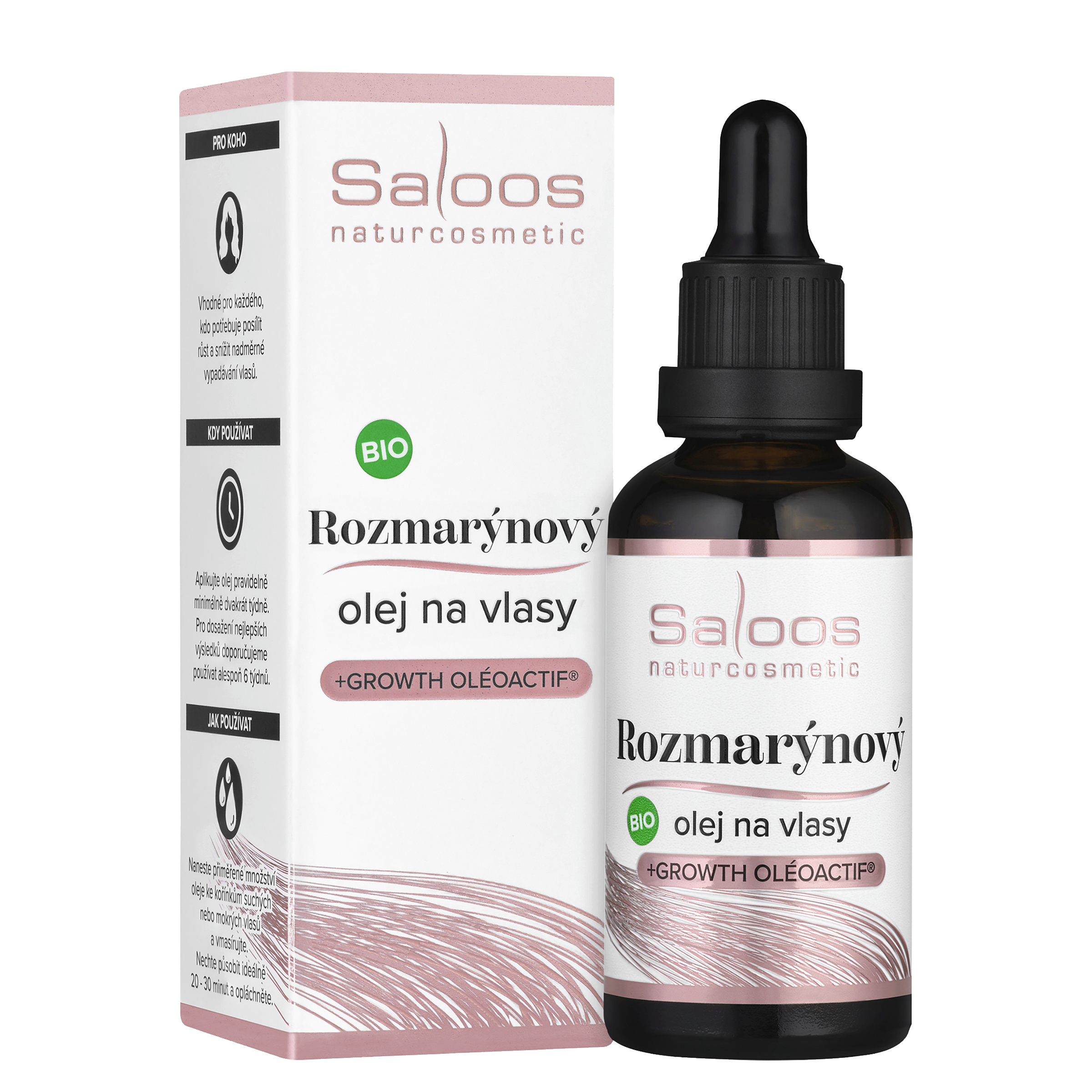 Rozmarýnový olej na vlasy