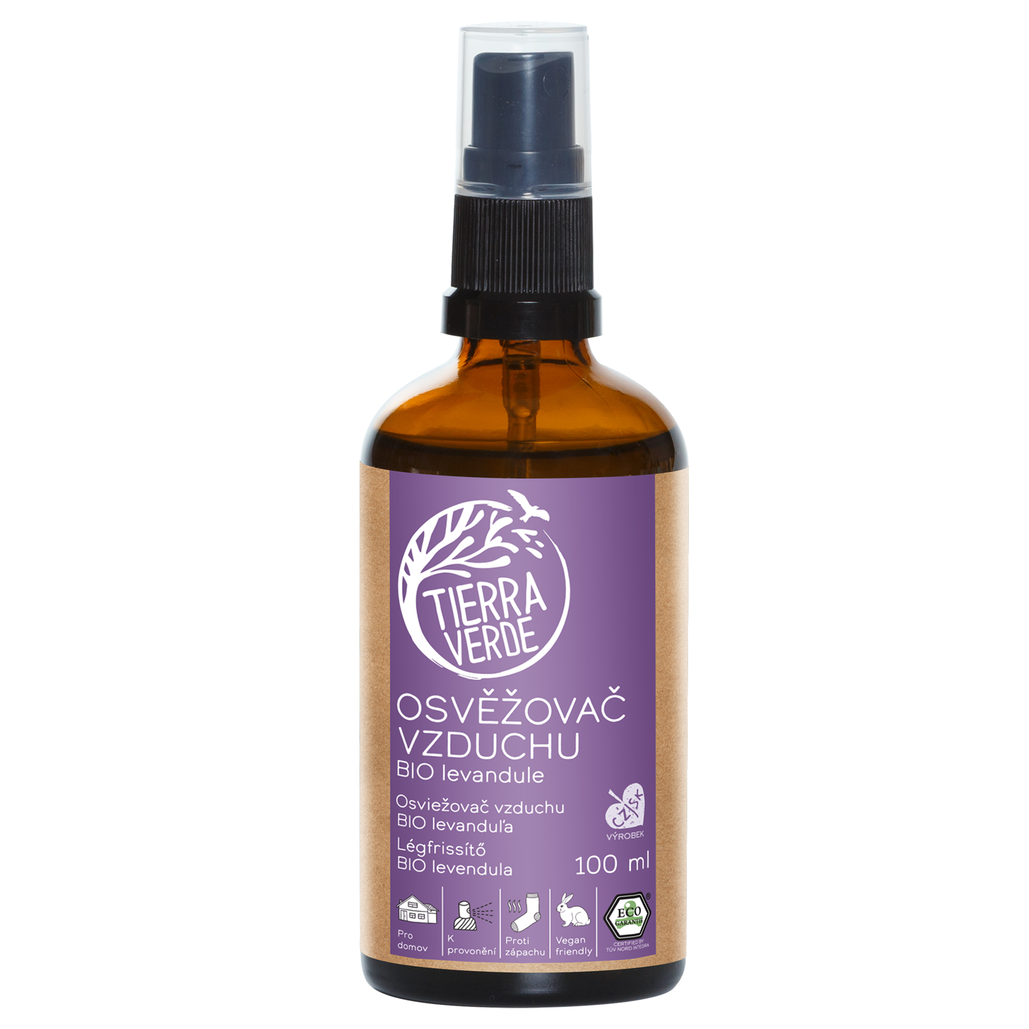 Tierra Verde Osvěžovač vzduchu BIO Levandule 100 ml