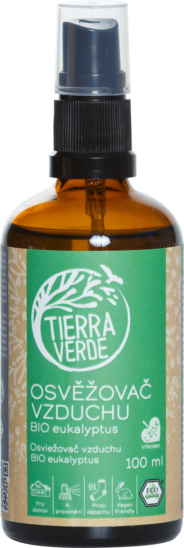 Tierra Verde Osvěžovač vzduchu BIO Eukalyptus 100 ml