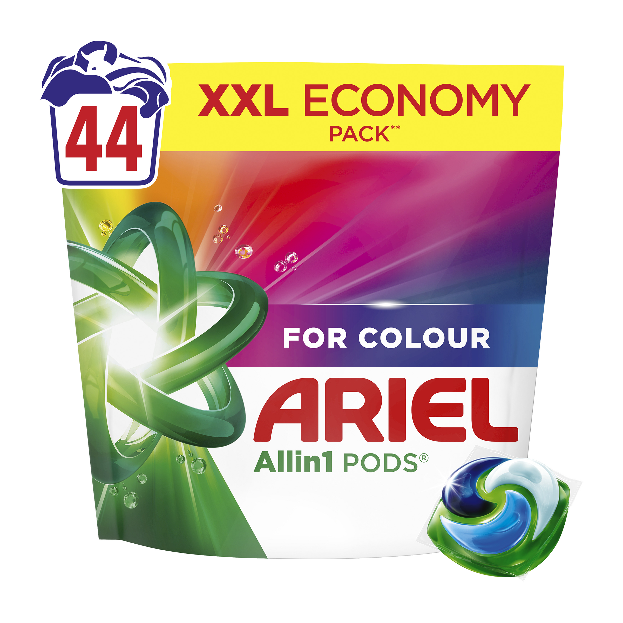 Kapsle na praní All-in-1 PODS Color 44 pd