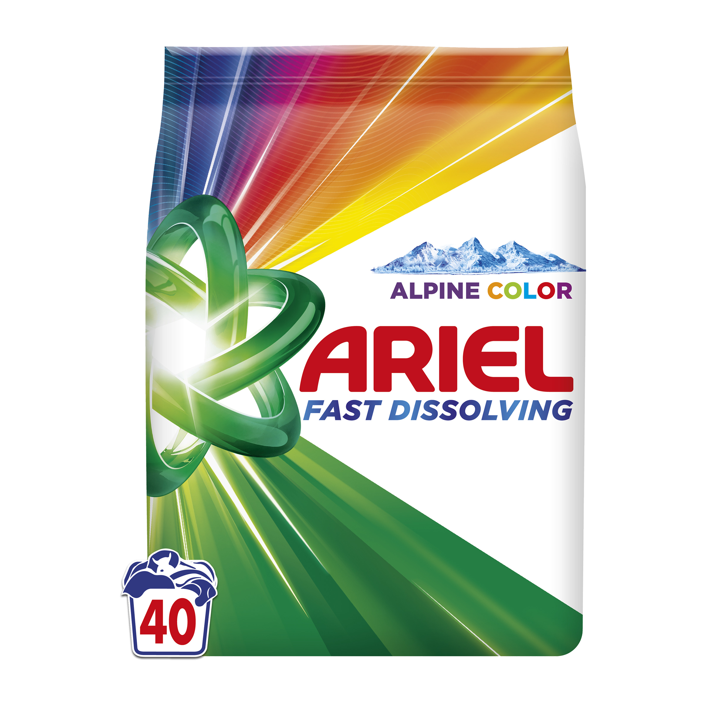 Prací prášek Alpine Color Fast Dissolving 40 pd