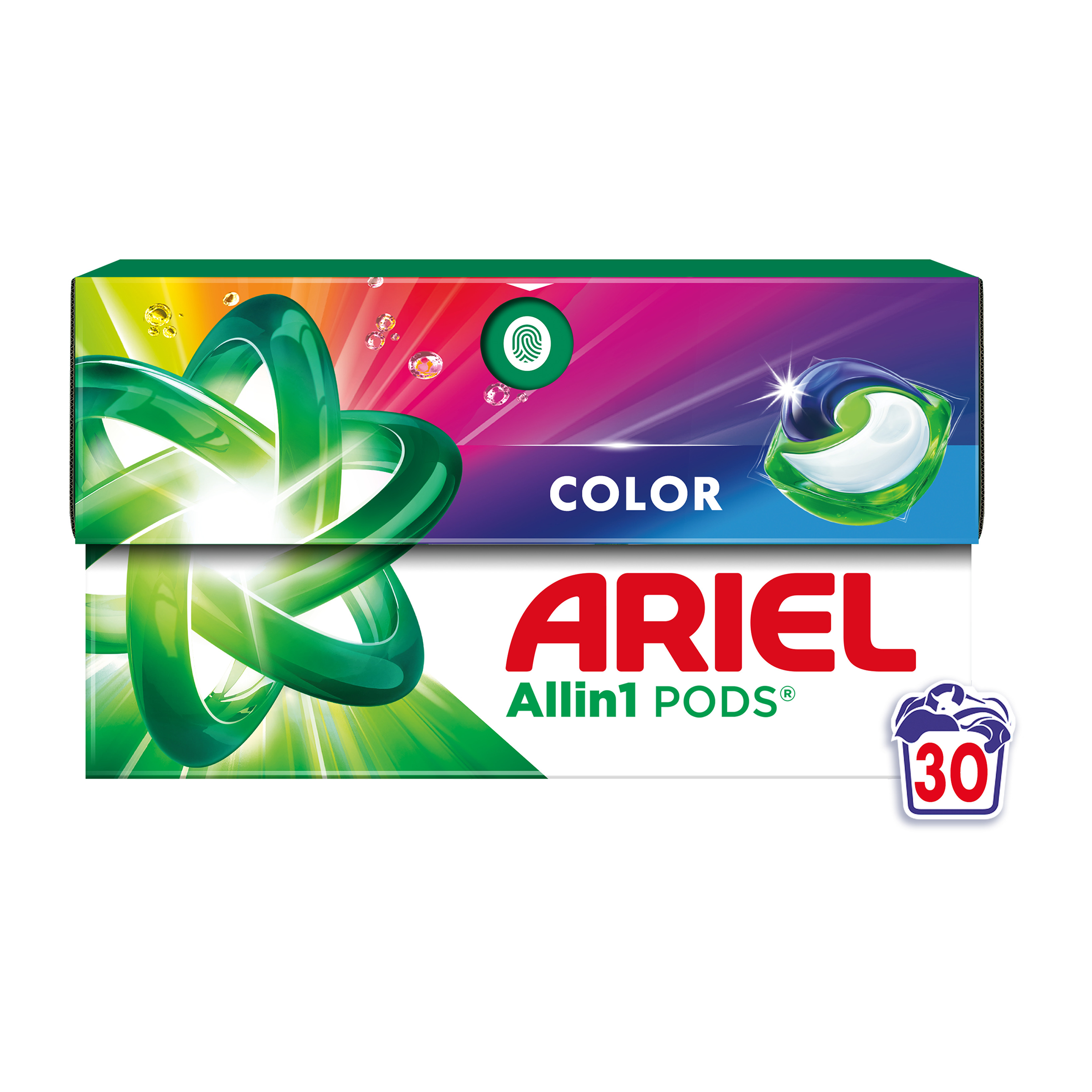 Kapsle na praní All-in-1 PODS Color 30 pd