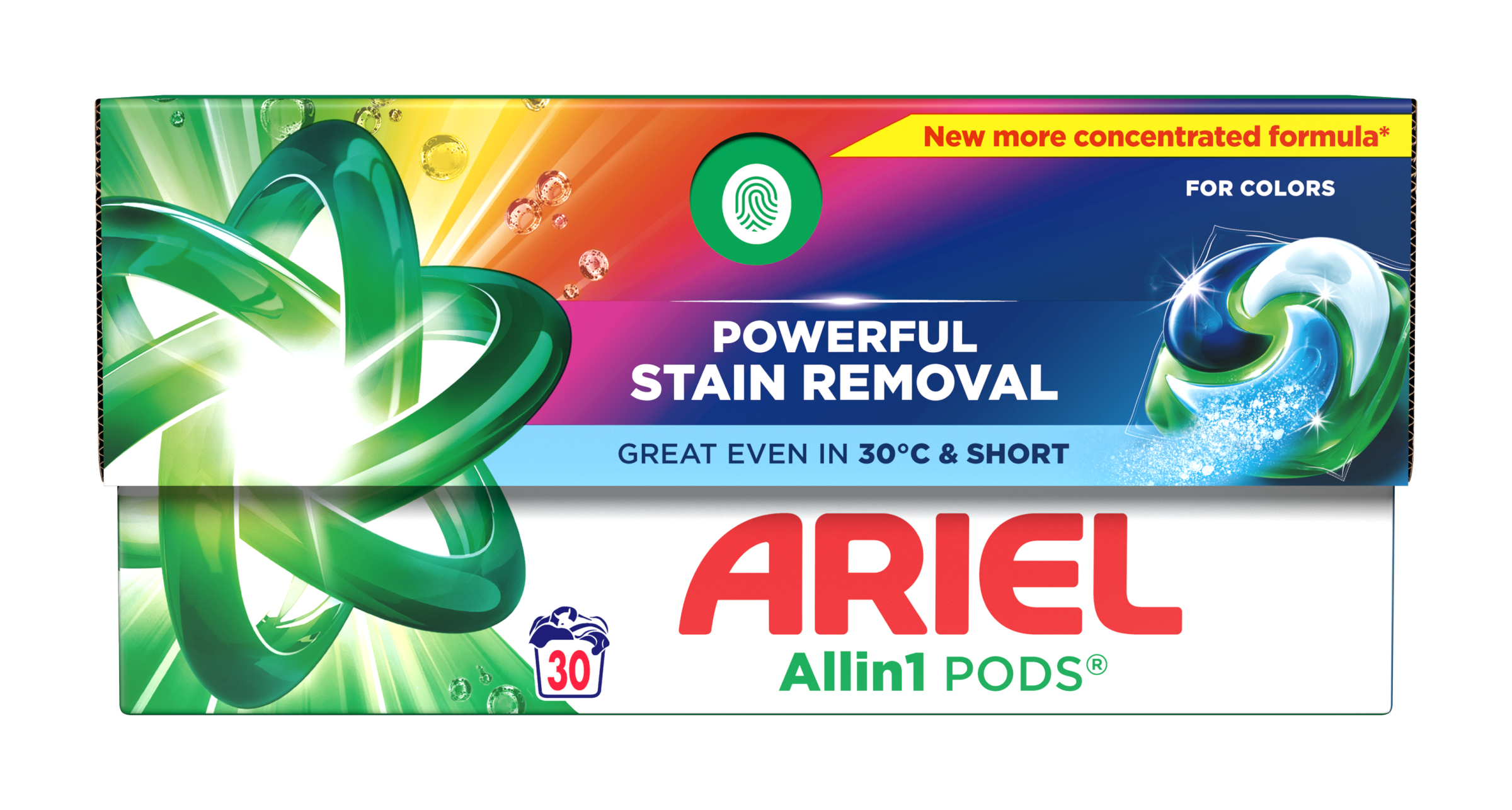 Kapsle na praní All-in-1 PODS Color 30 pd