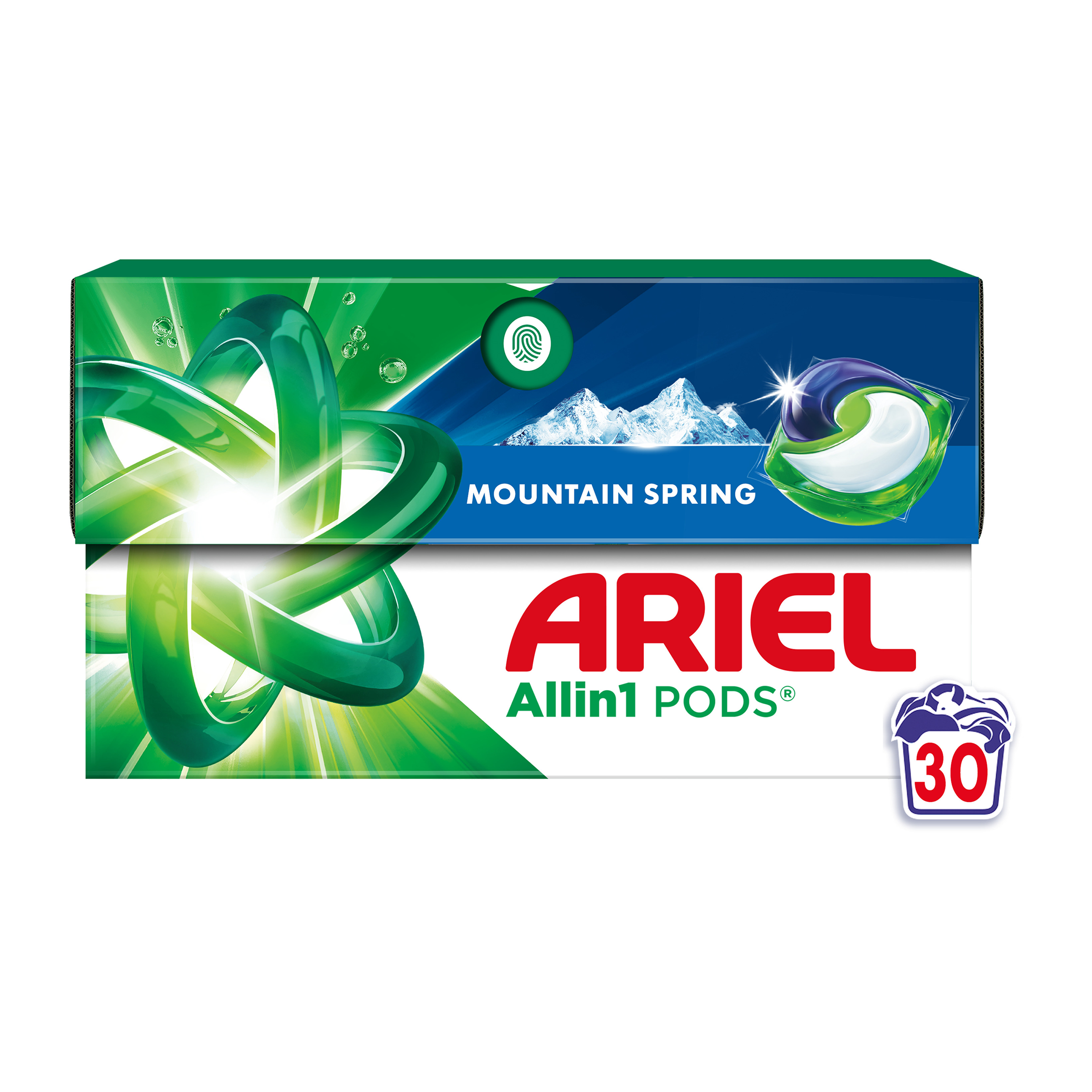 Kapsle na praní All-in-1 PODS Mountain Spring 30 pd