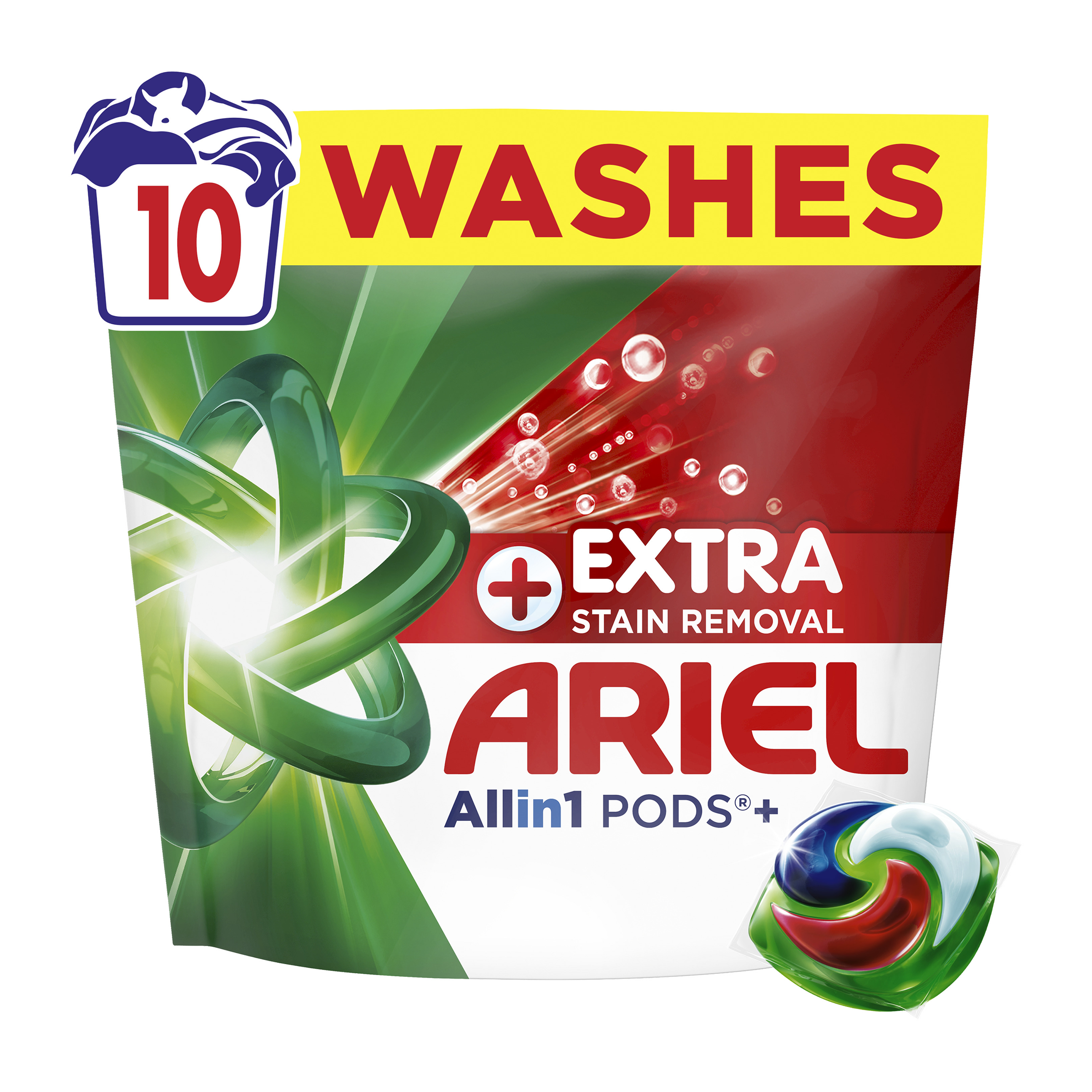Kapsle na praní All-in-1 PODS+ Extra Stain Removal 10 pd