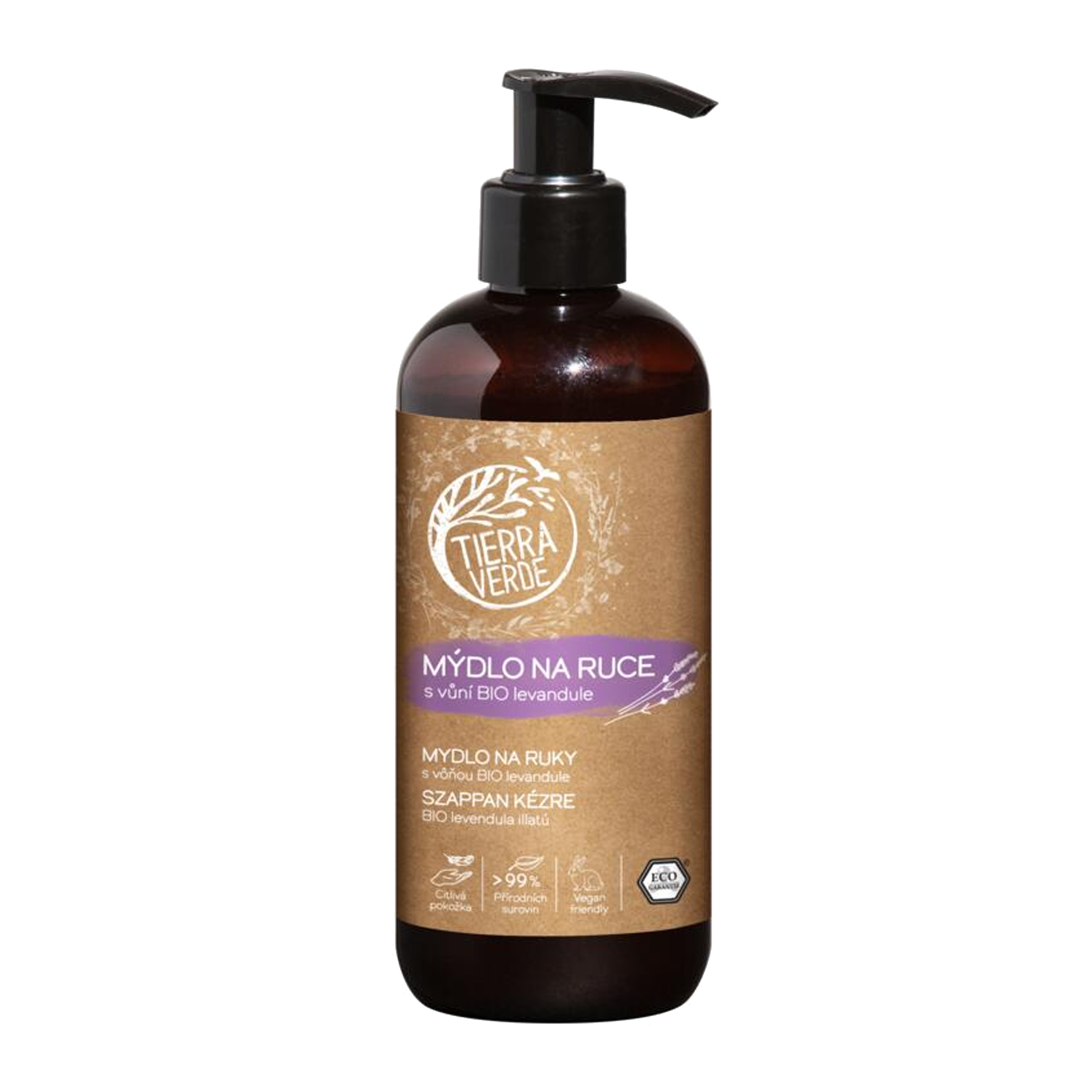 Tekuté mýdlo na ruce Levandule