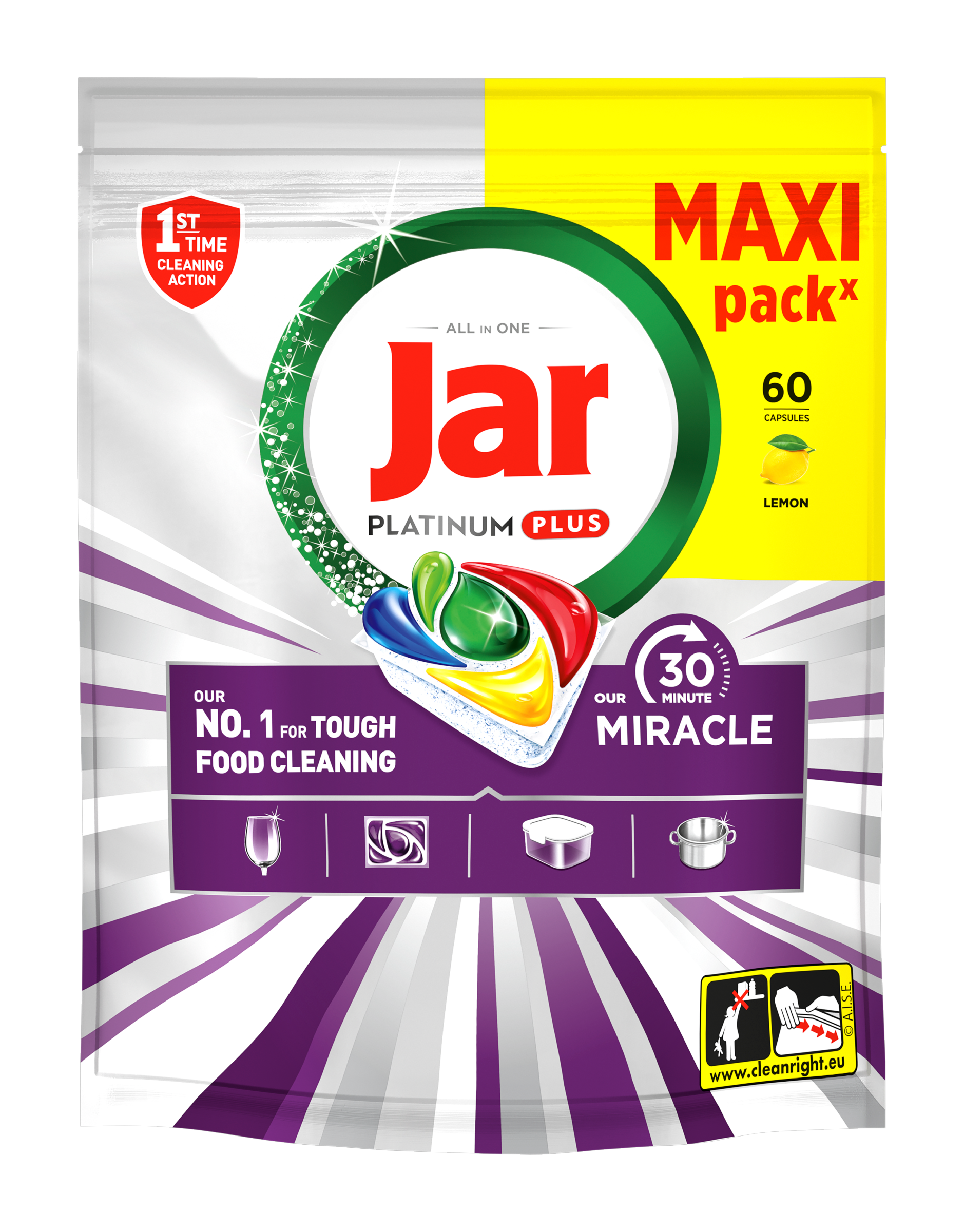 Tablety do myčky Our 30 Minute Miracle Platinum Plus 60 ks