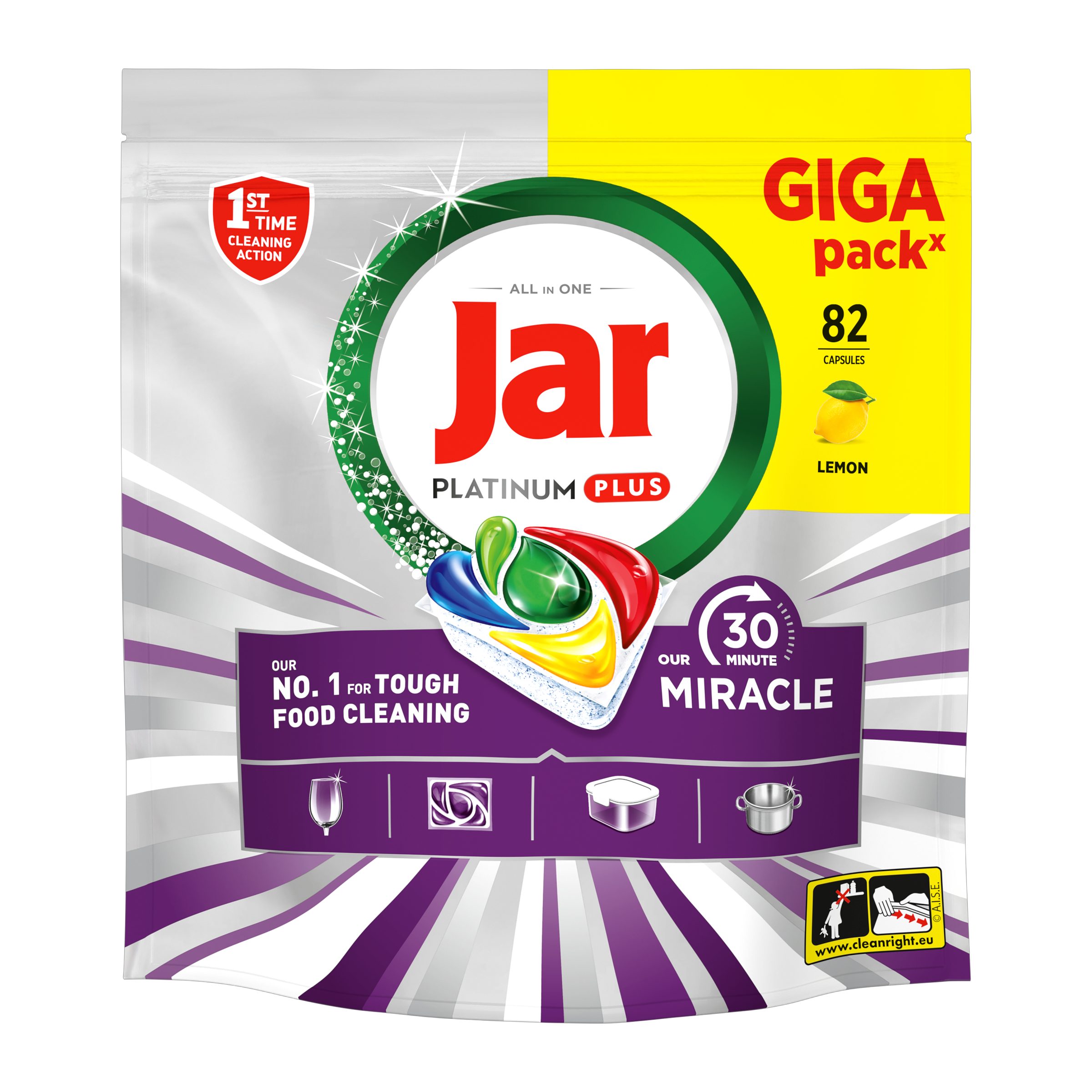 Tablety do myčky Our 30 Minute Miracle Platinum Plus 82 ks