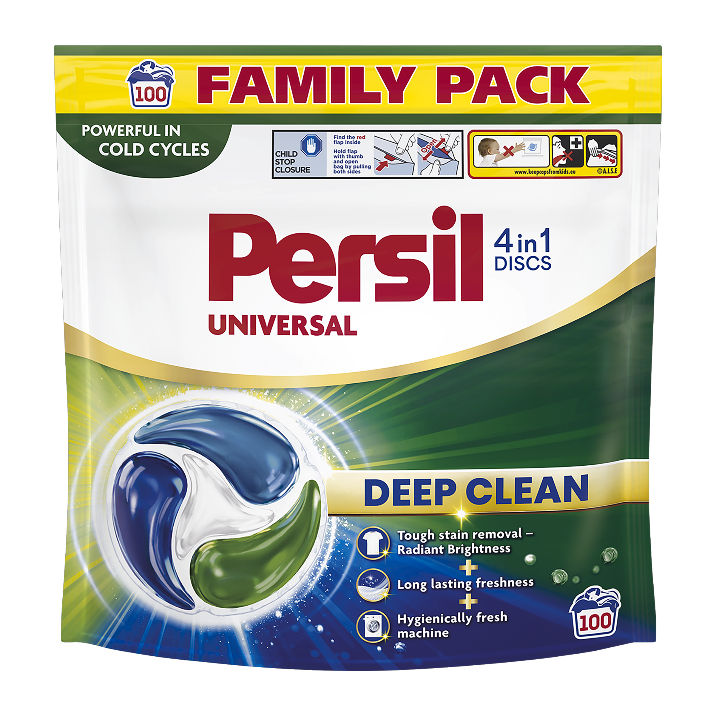 Kapsle na praní Discs 4v1 Universal 100 pd