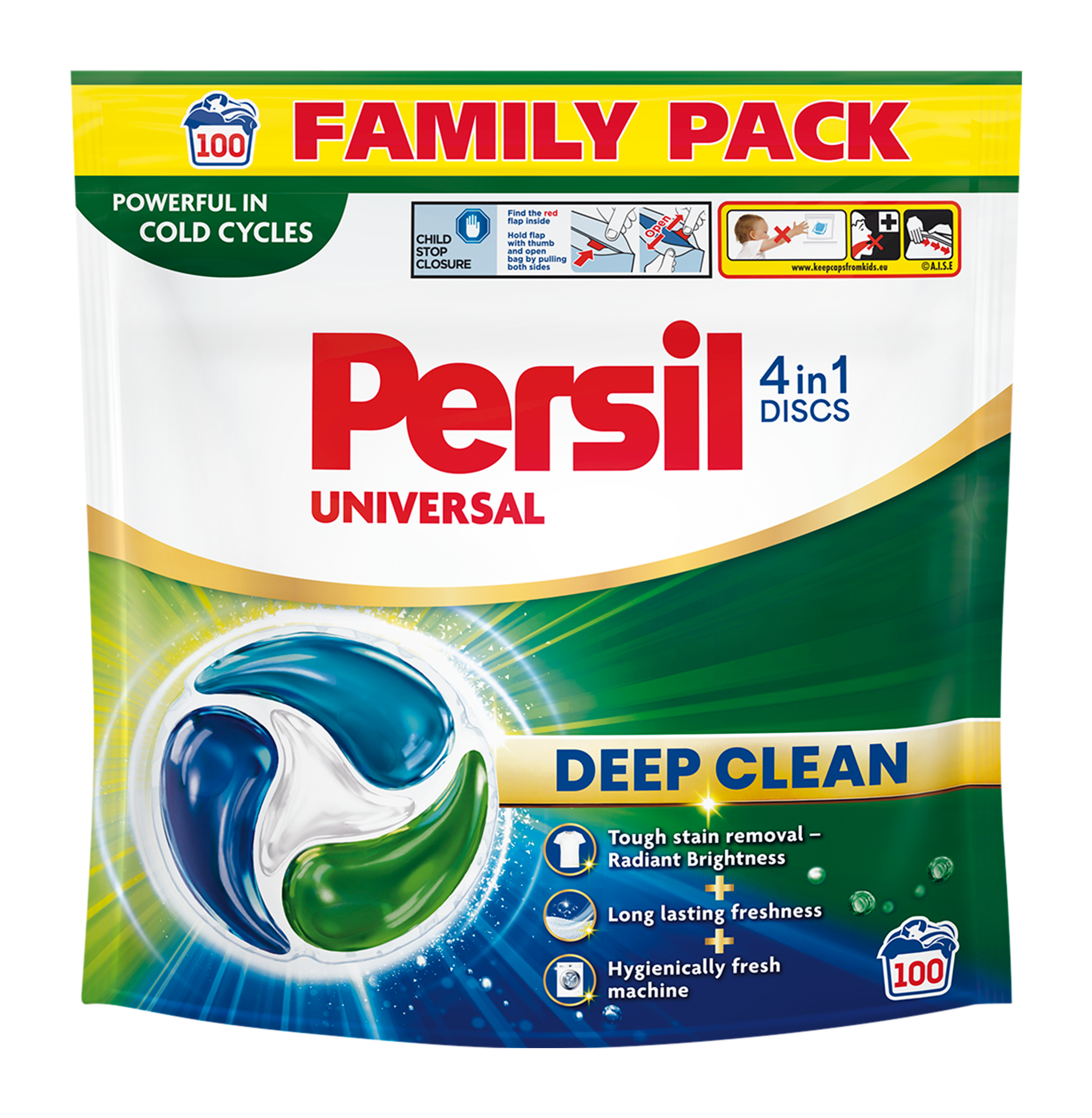 Kapsle na praní Discs 4v1 Universal 100 pd