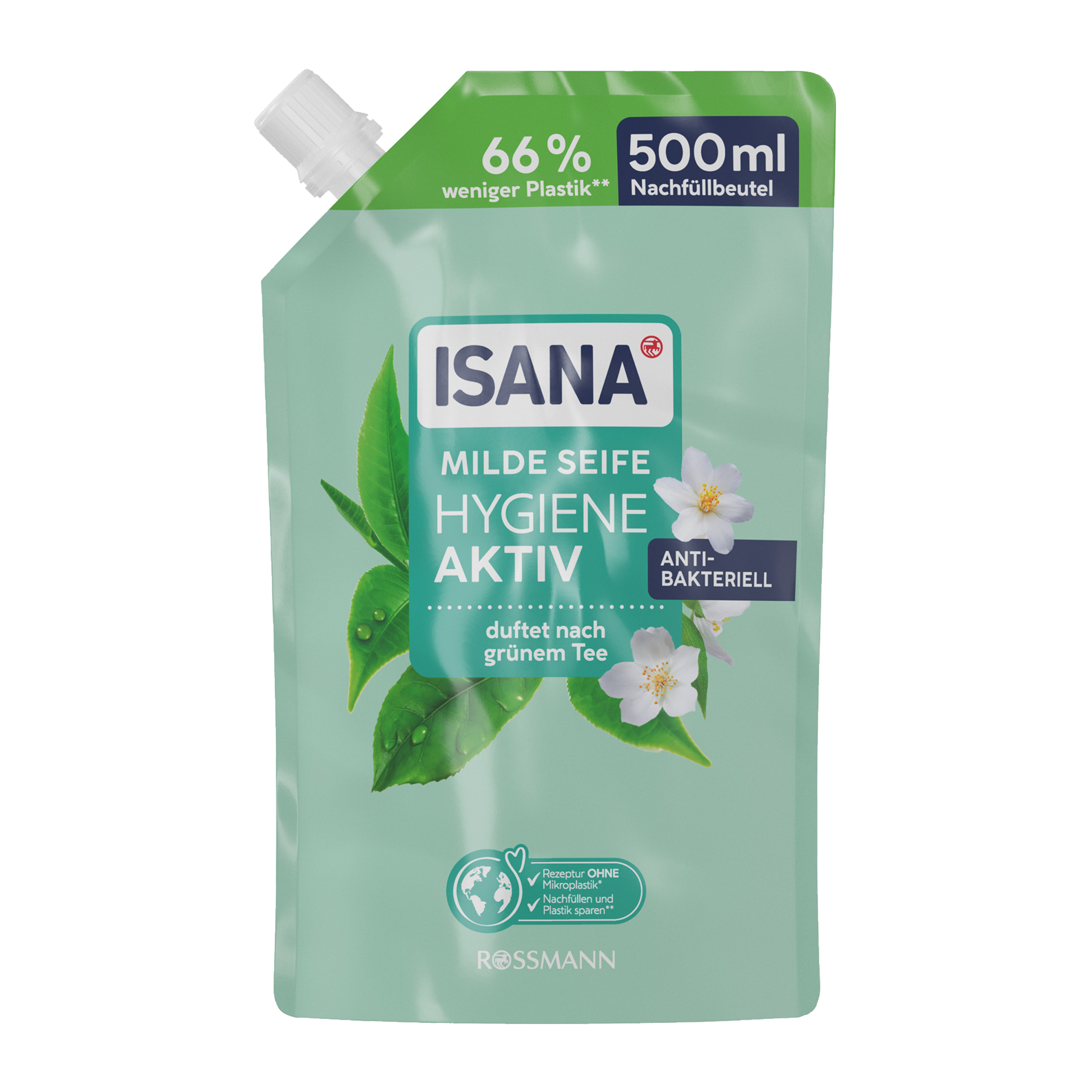 Tekuté mýdlo Zelený čaj náhradní náplň