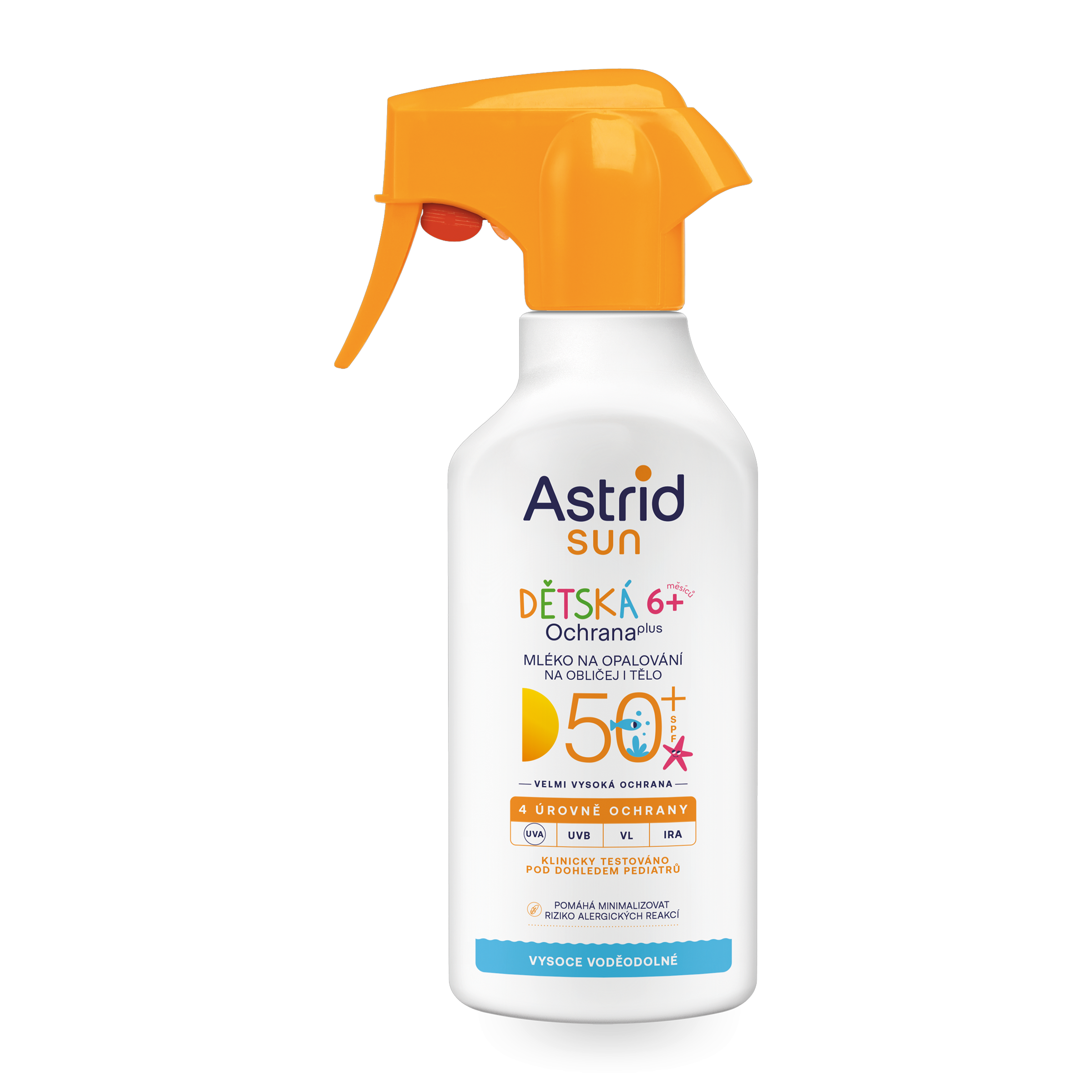 Dětské mléko na opalování ve spreji SPF50+