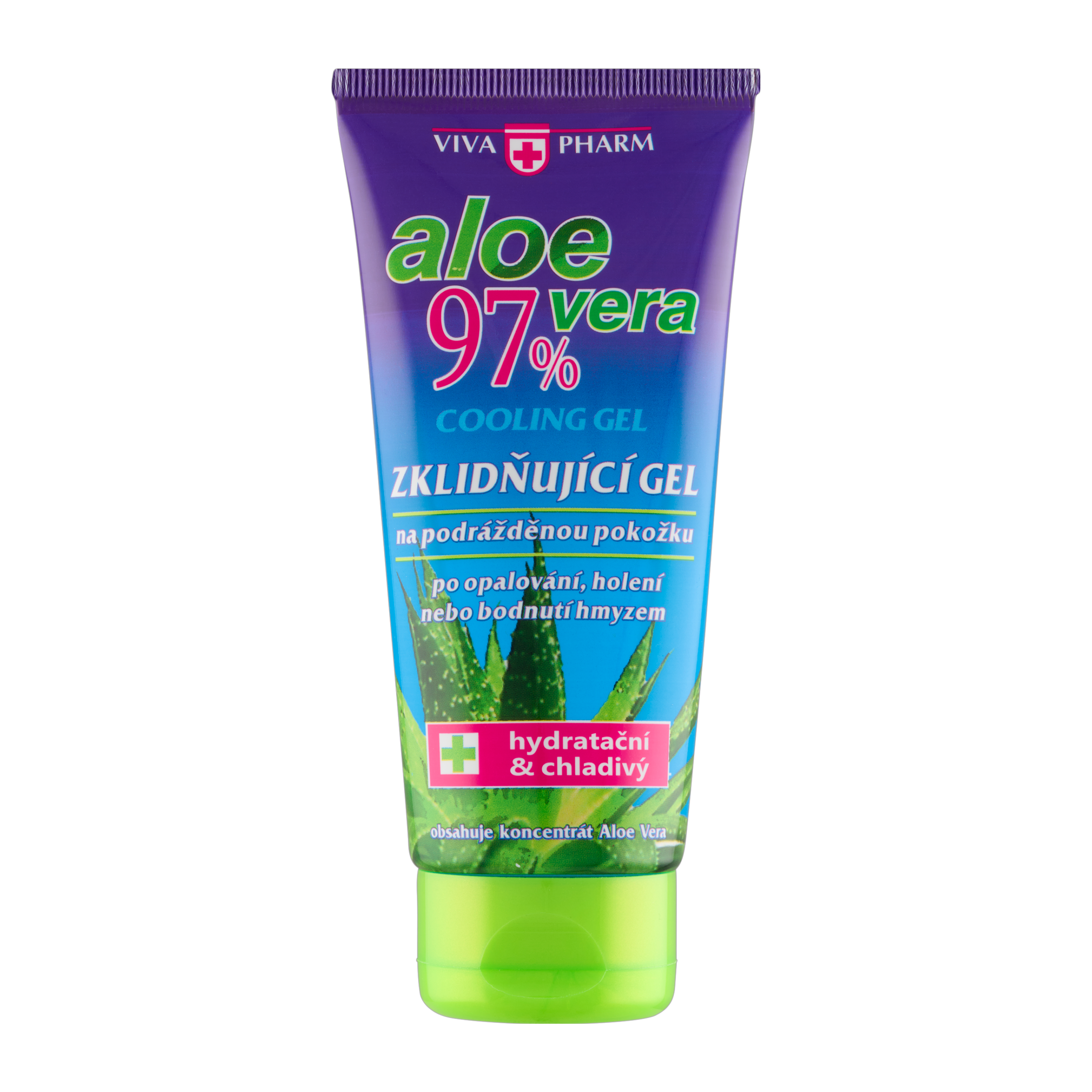 Zklidňující gel na podrážděnou pokožku Aloe vera 97%