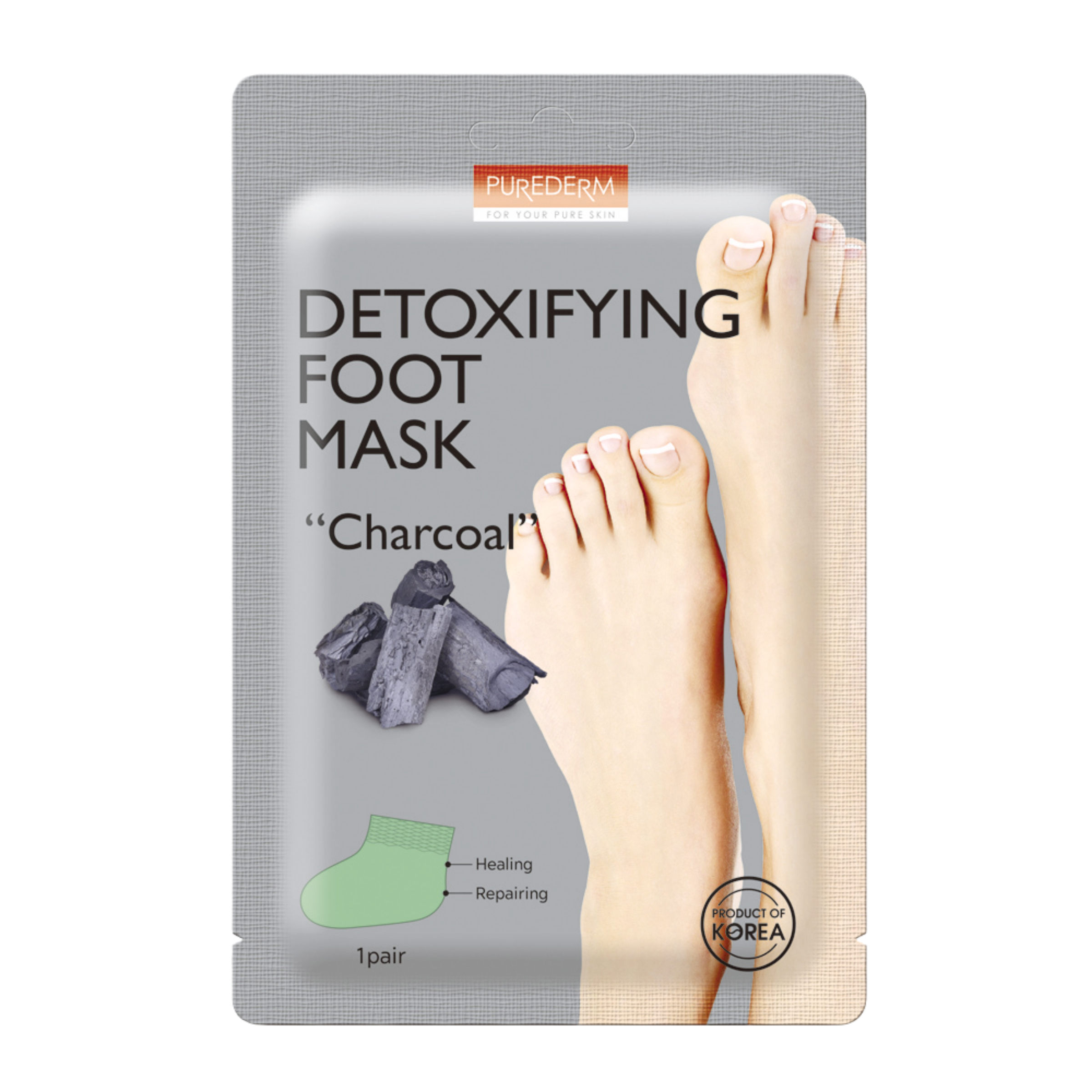 Detoxikační maska ​​na nohy