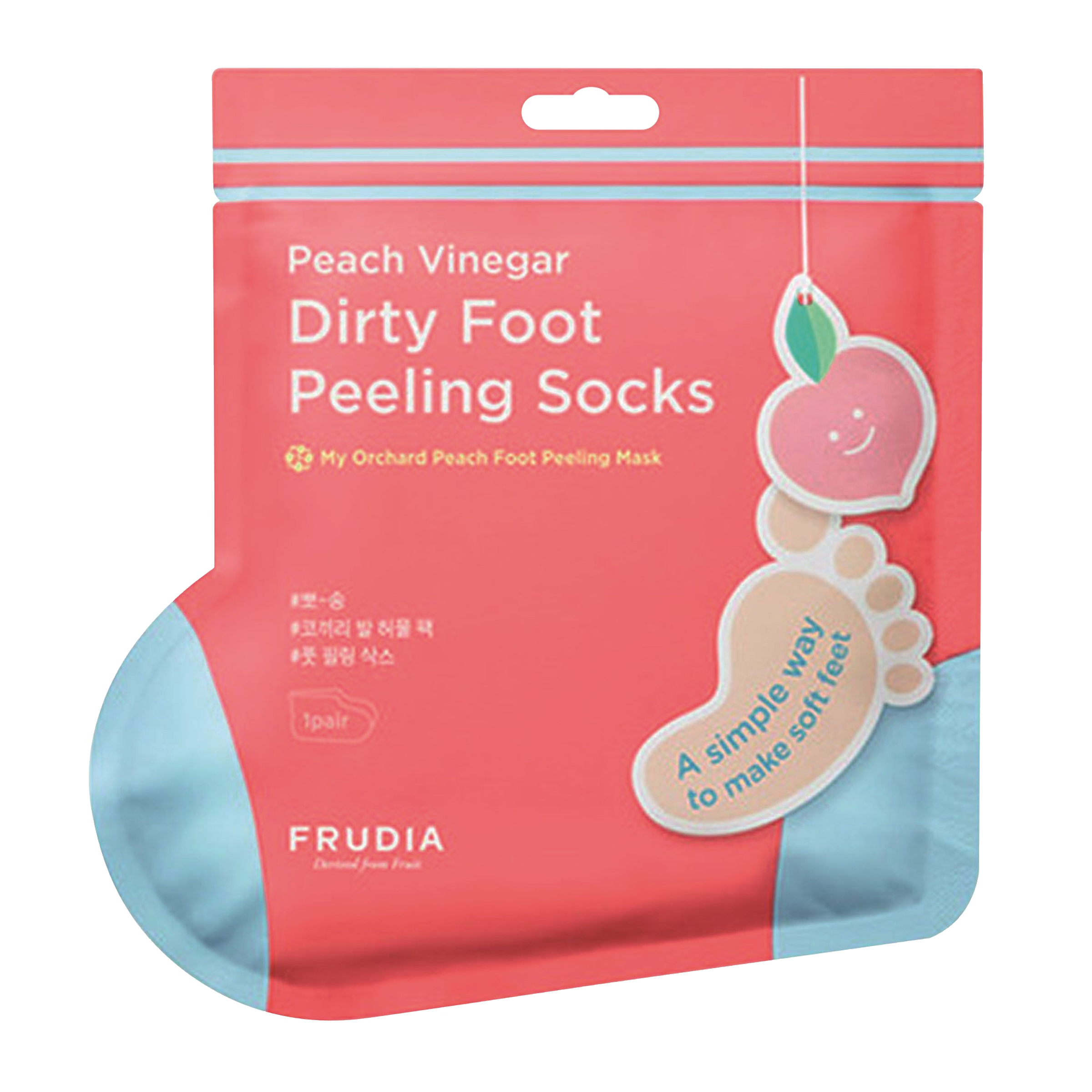 Peelingová maska na nohy Peach Vinegar