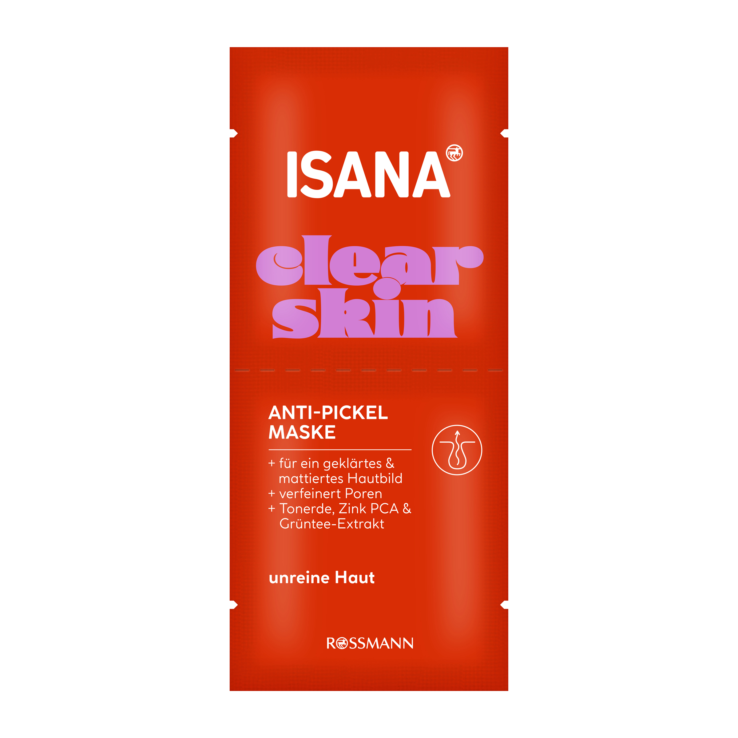 Pleťová maska proti akné Clear Skin