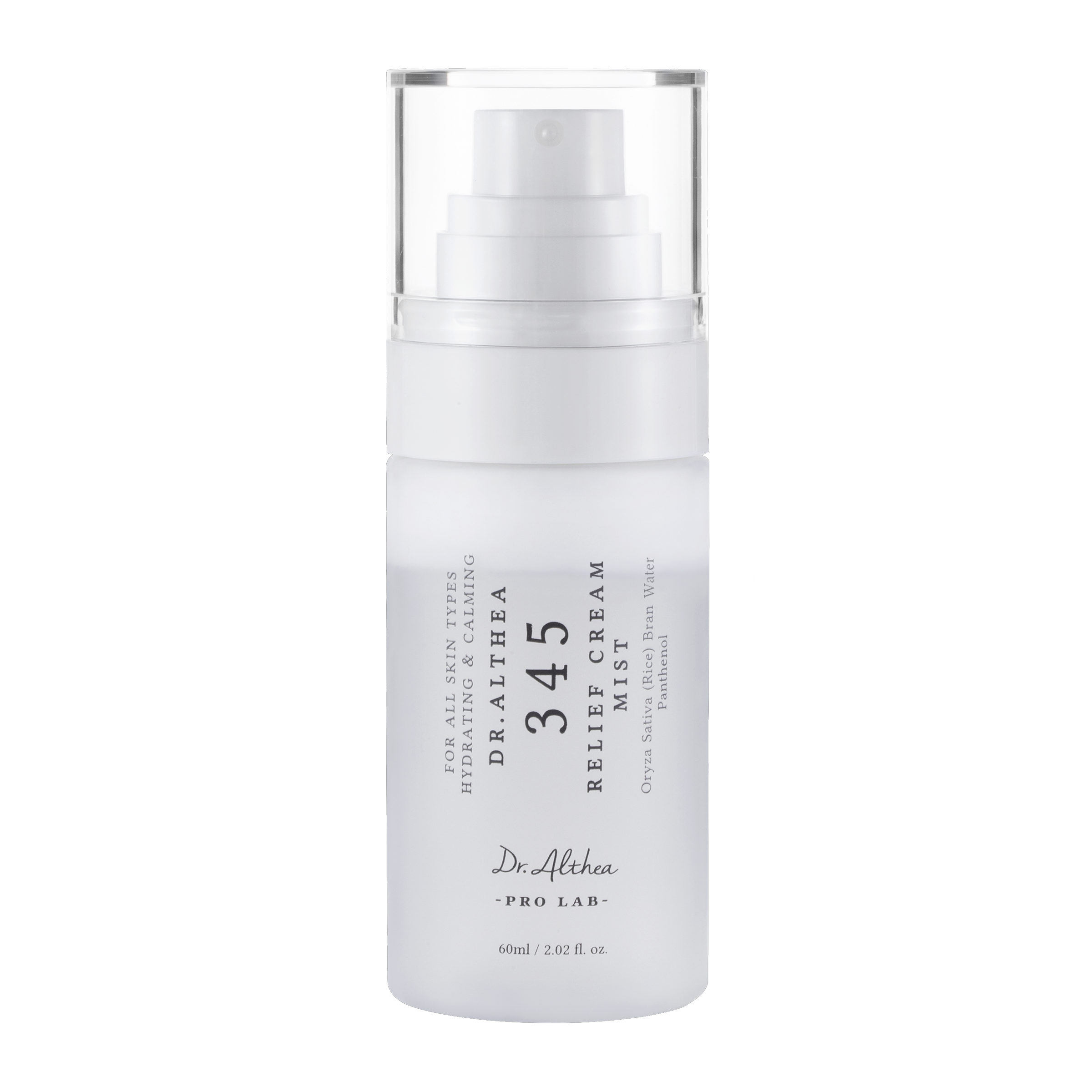Hydratační pleťová mlha  345 Relief Cream Mist