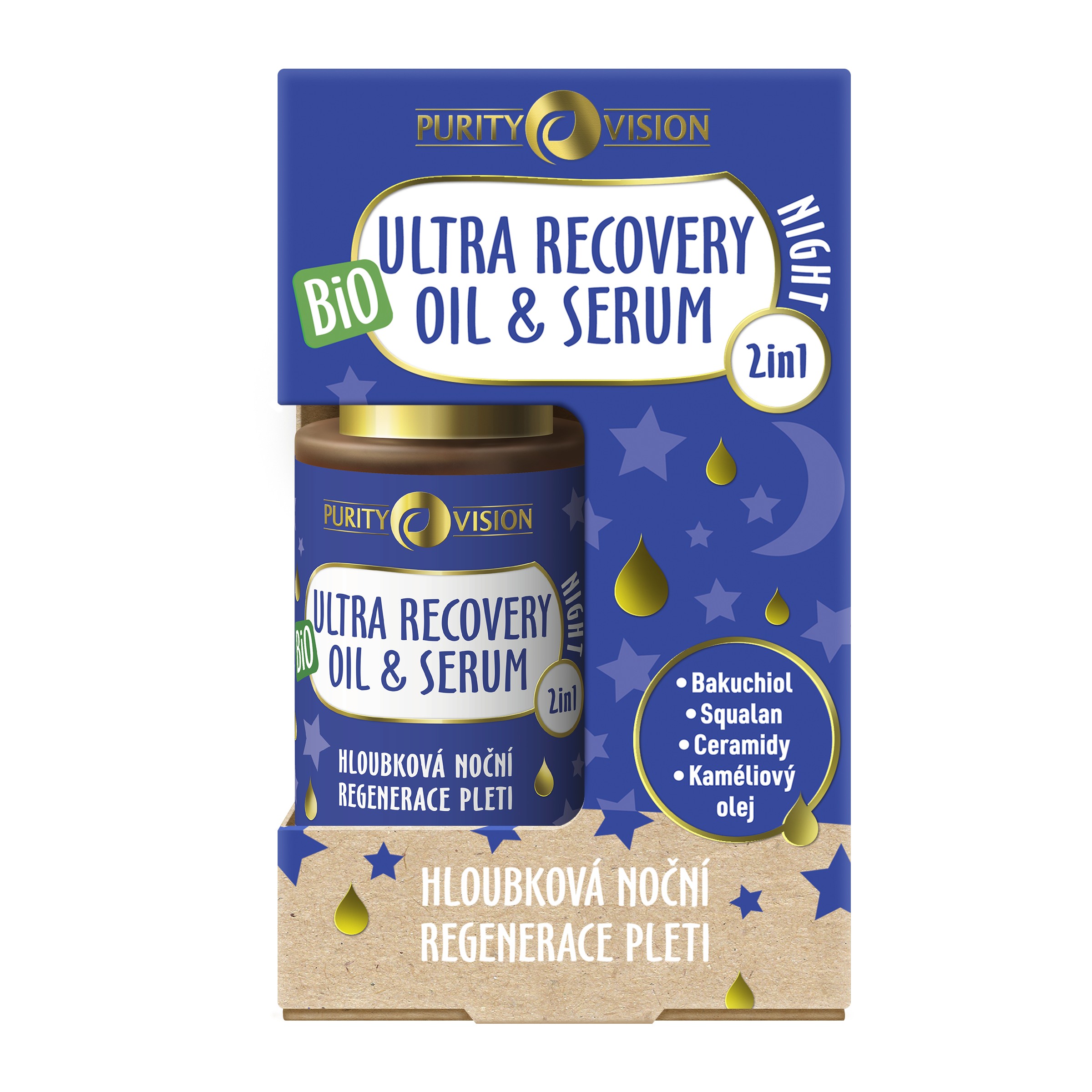 BIO noční olej a sérum 2v1 Ultra recovery