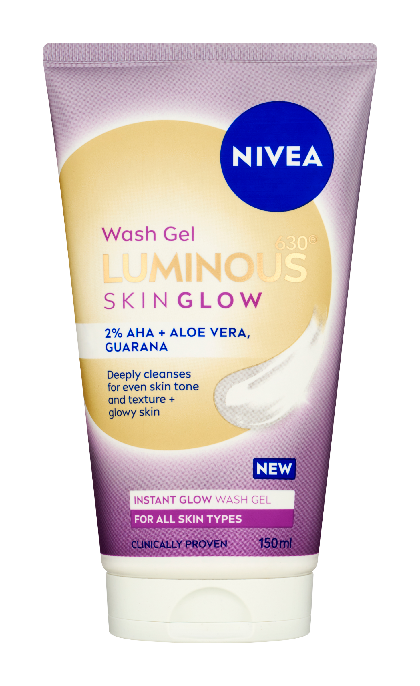 NIVEA Čisticí pleťový gel Luminous630 Skin Glow 150 ml