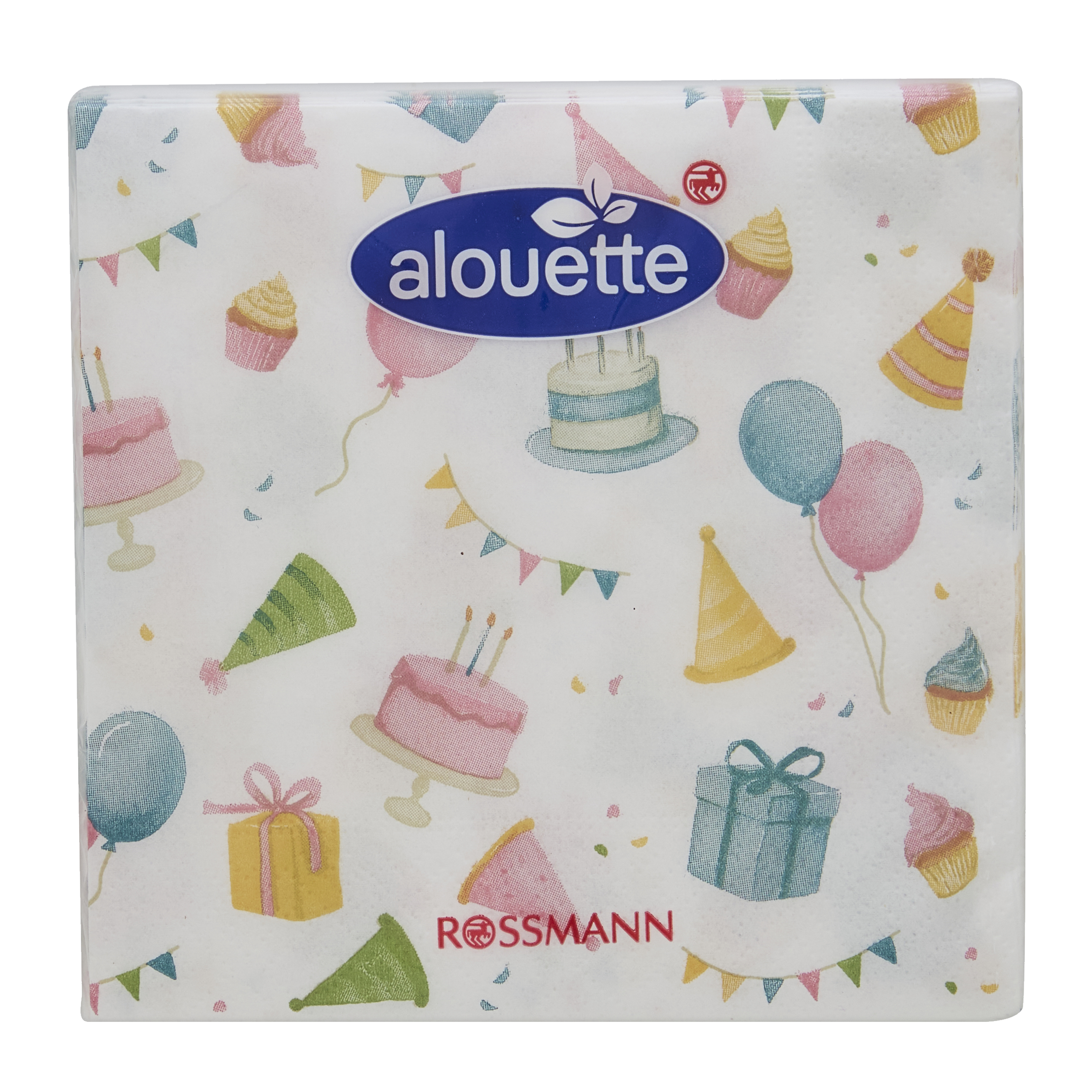 Ubrousky 25 × 25 cm Happy birthday