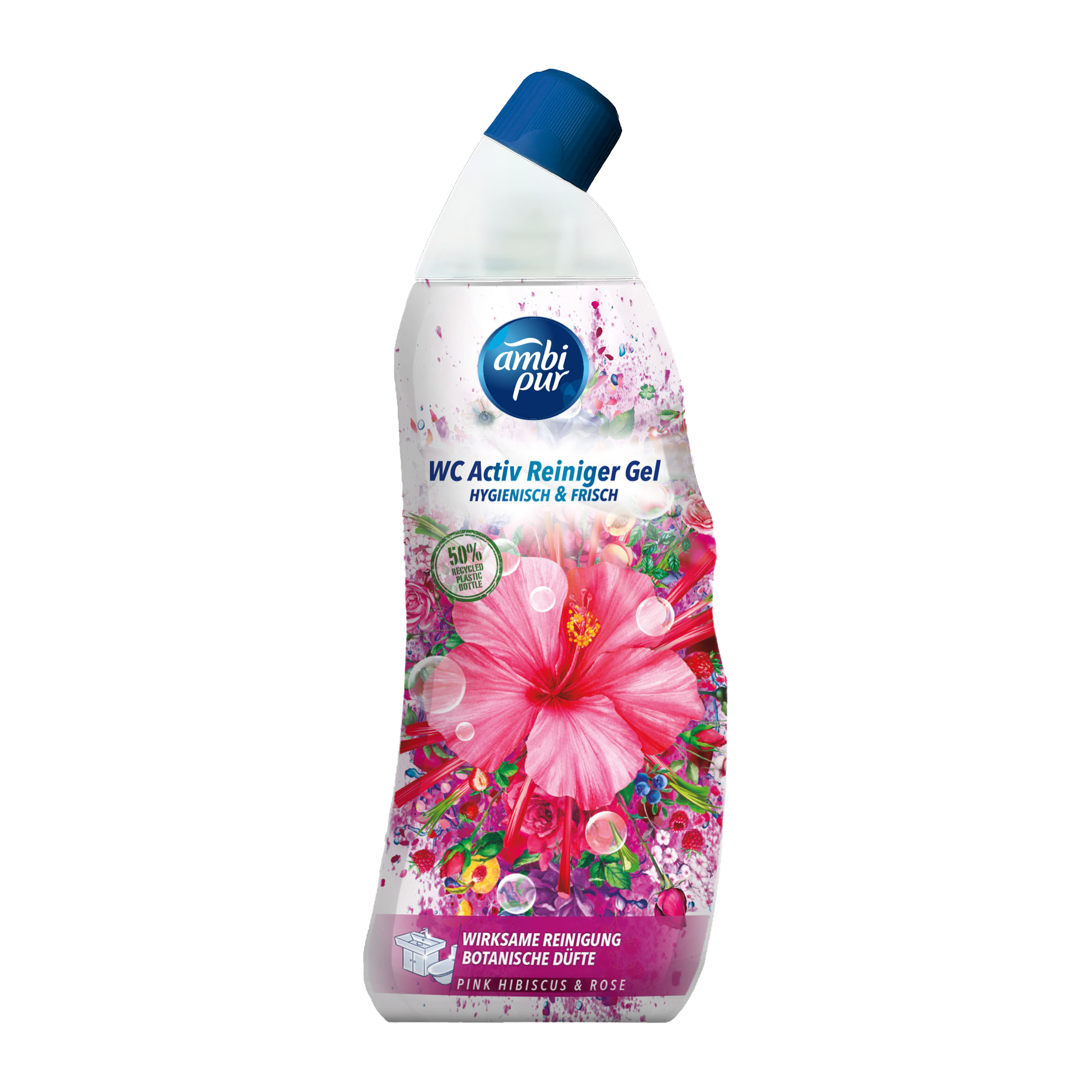 WC gel Růžový ibišek a růže